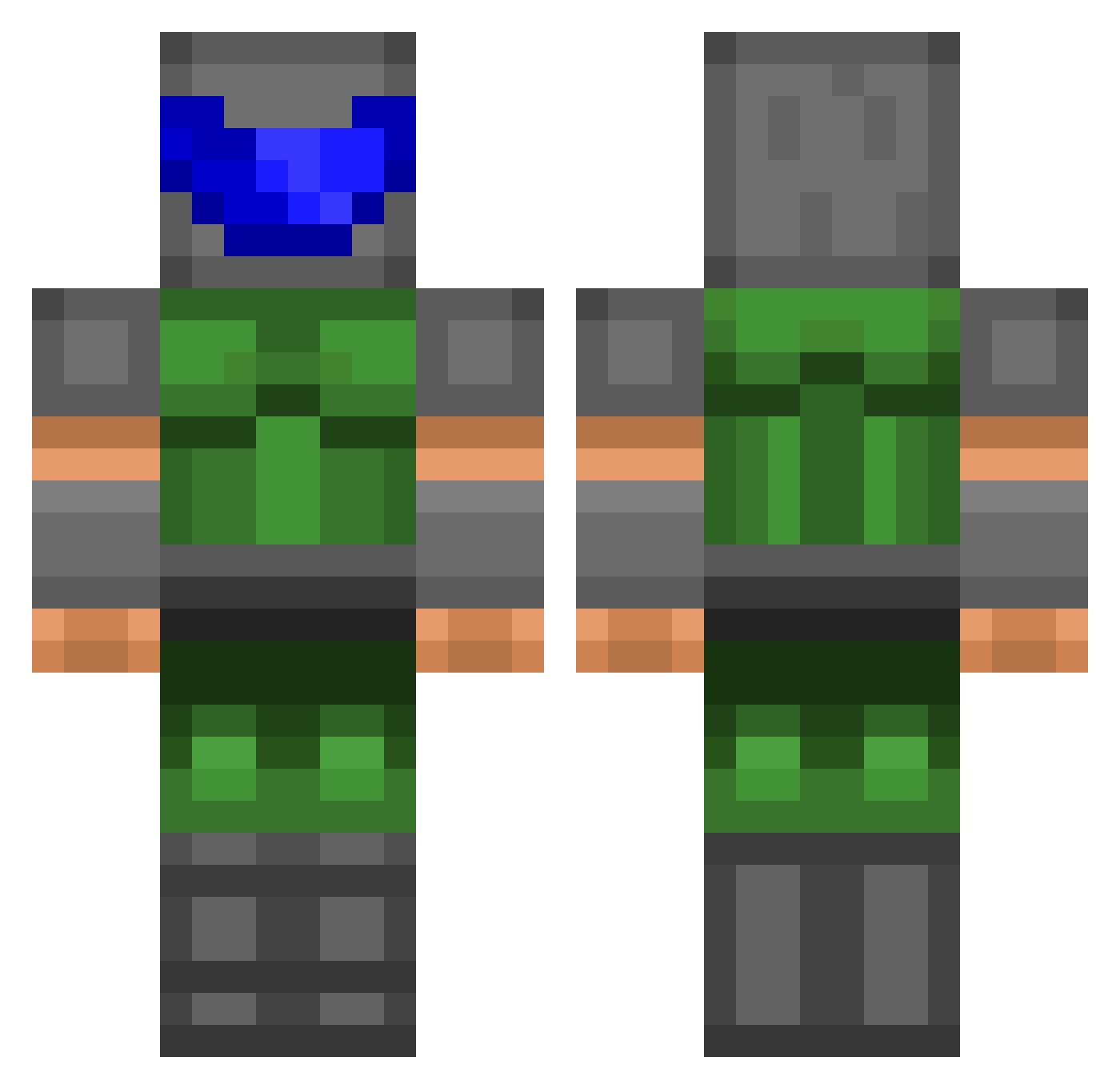 marinewolfohbc Minecraft skin, front and back view