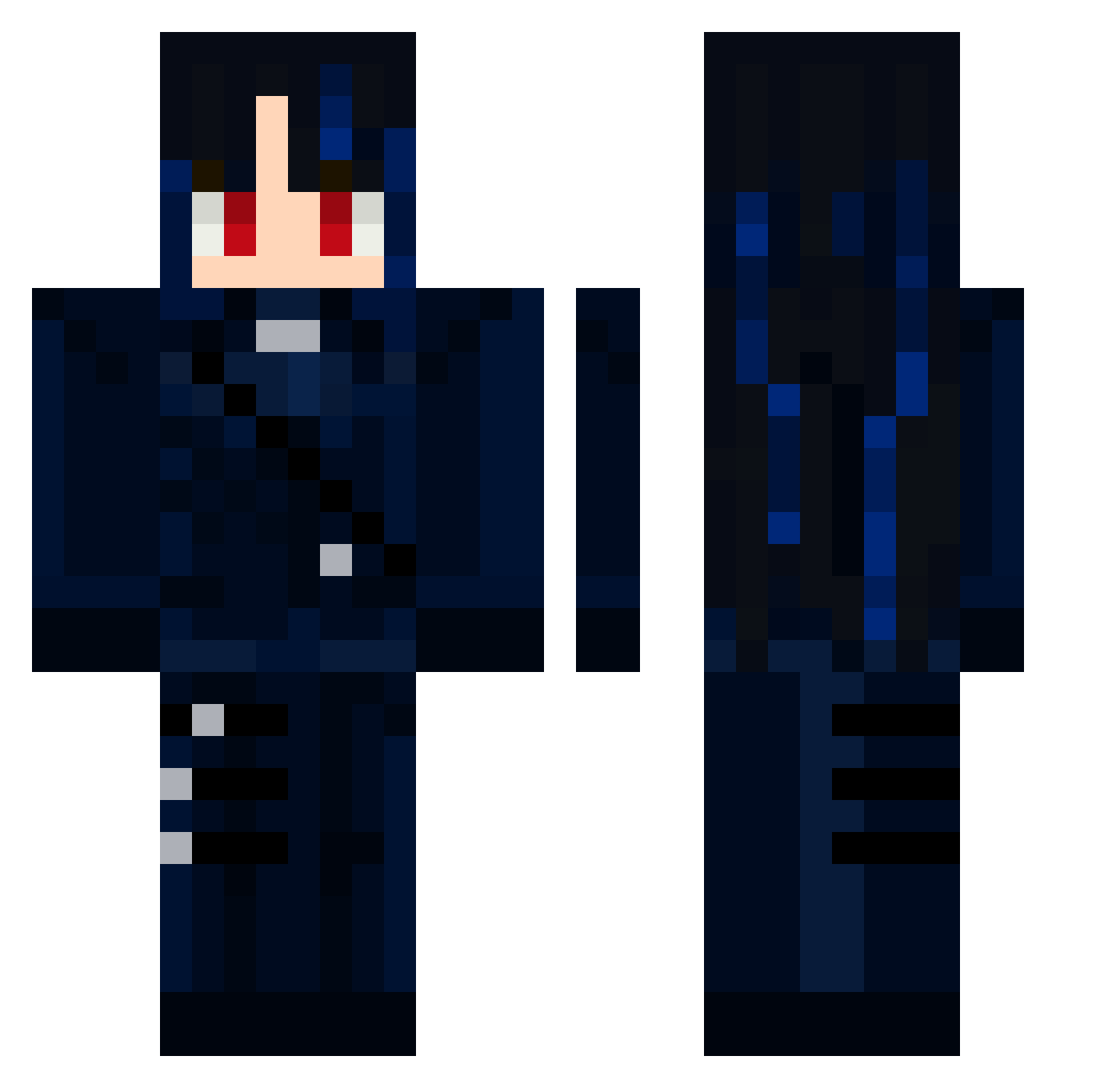 Yeon_271 Minecraft skin, front and back view