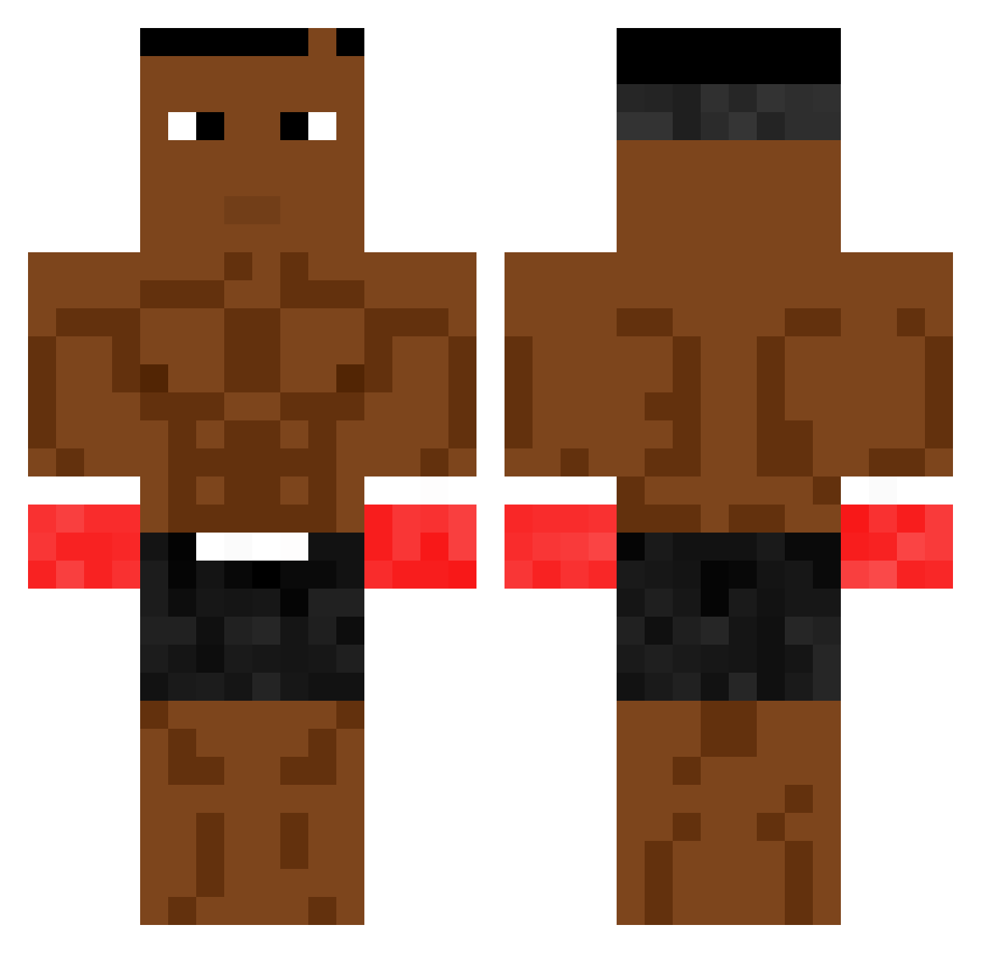 AbdouLeMarabou Minecraft skin, front and back view