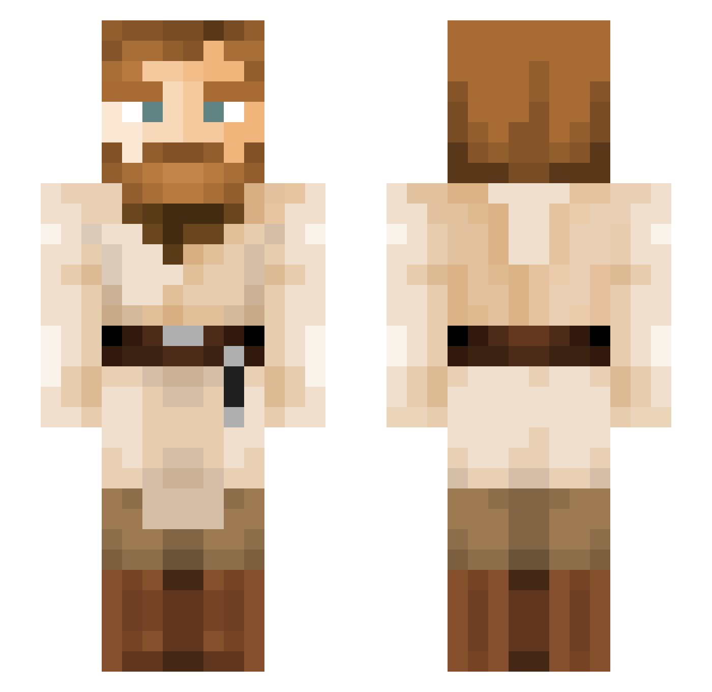 jpjoker303 Minecraft skin, front and back view