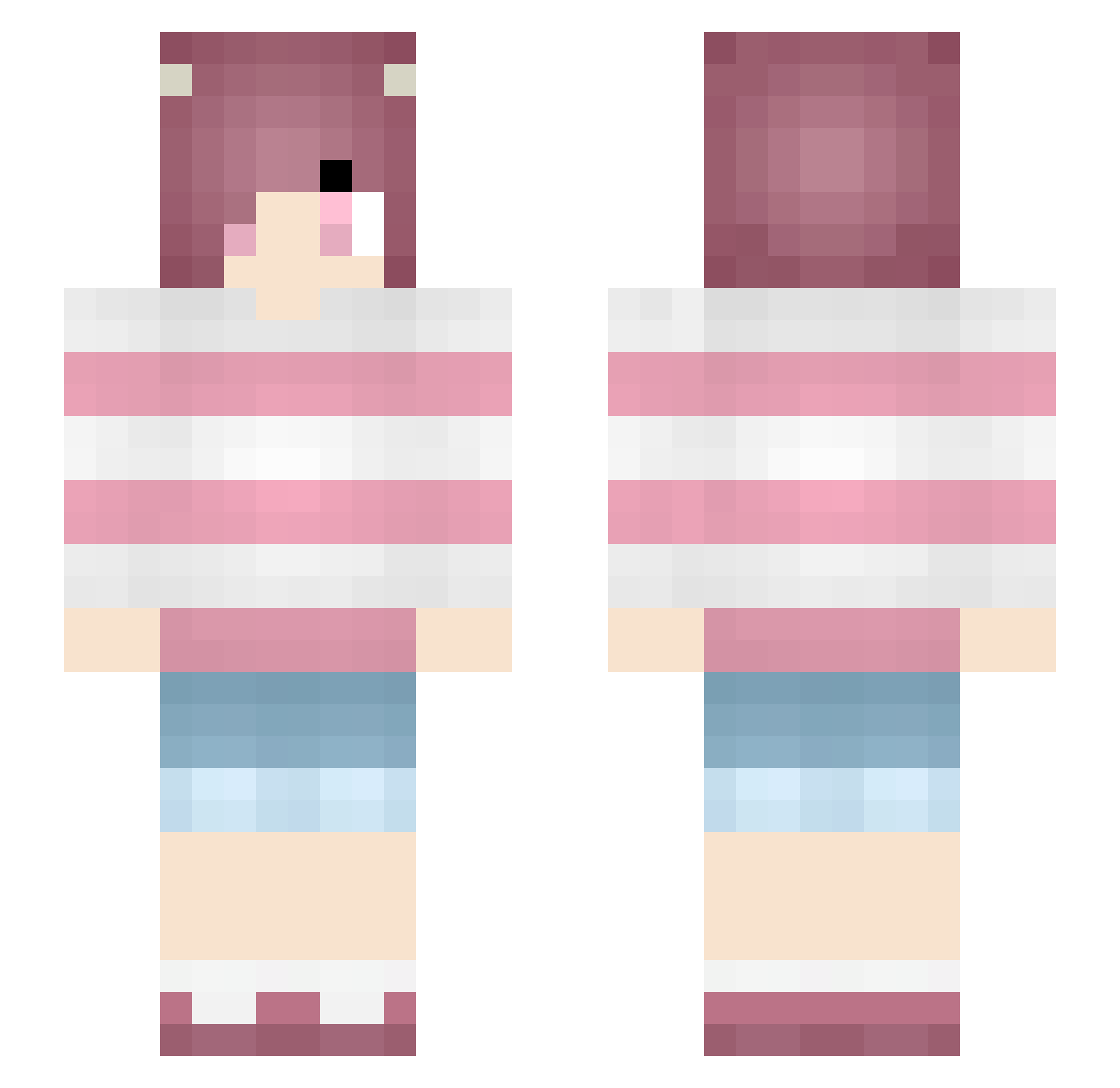 Shad0w_XIXX Minecraft skin, front and back view