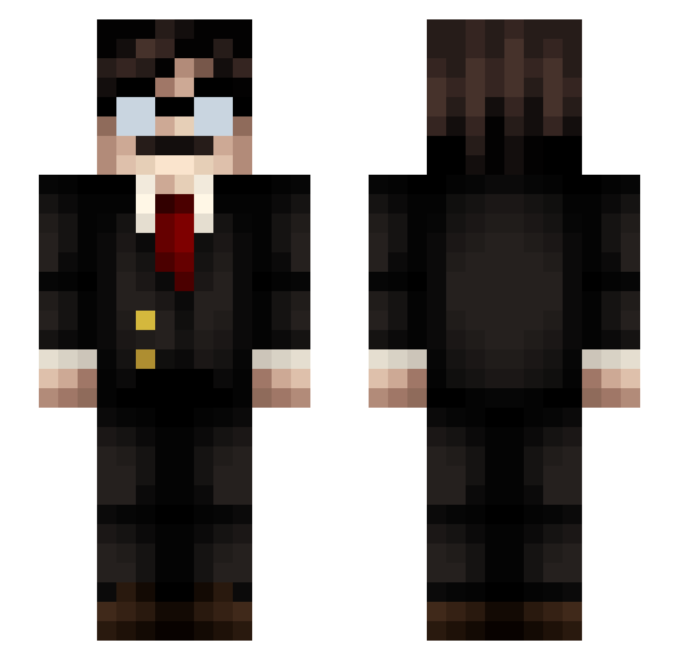 soltys911 Minecraft skin, front and back view