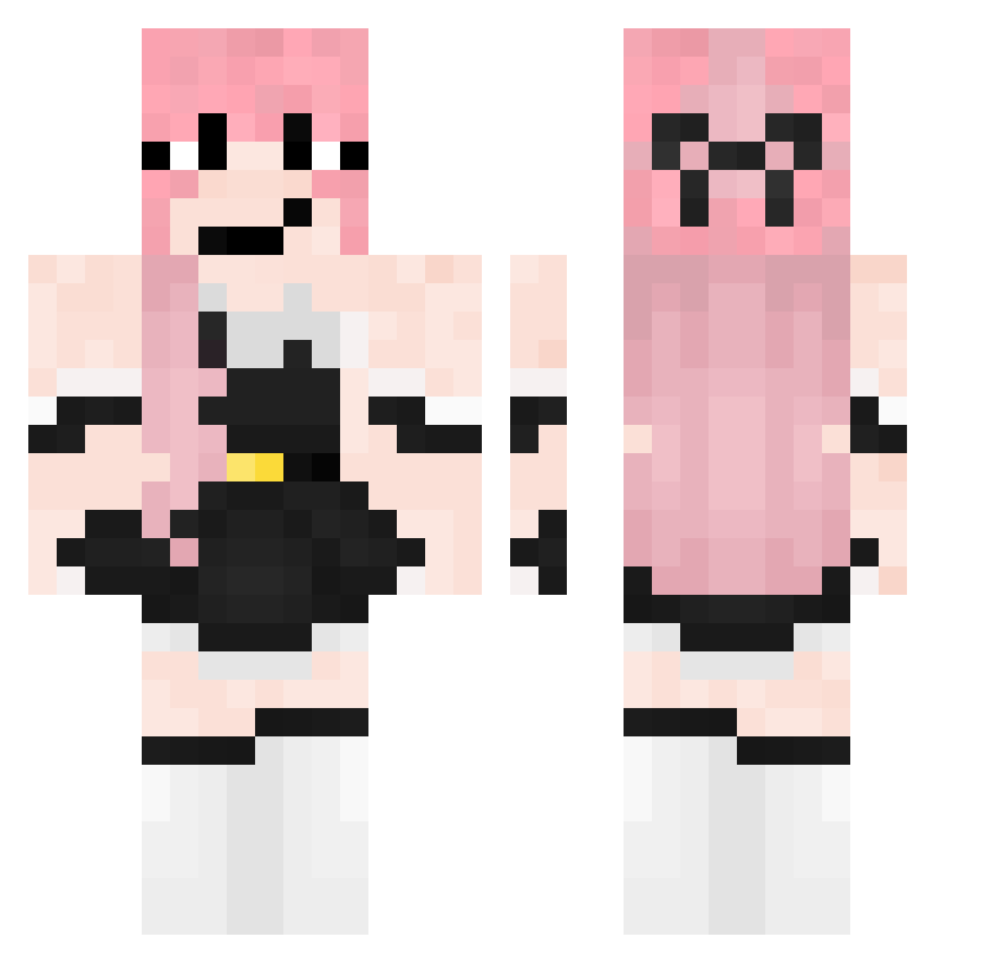 top1truf Minecraft skin, front and back view