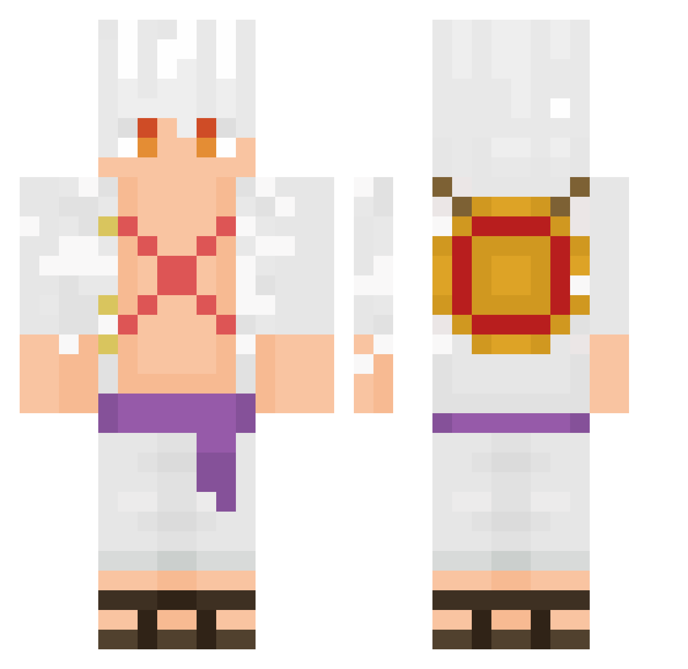 Wingerz_ Minecraft skin, front and back view