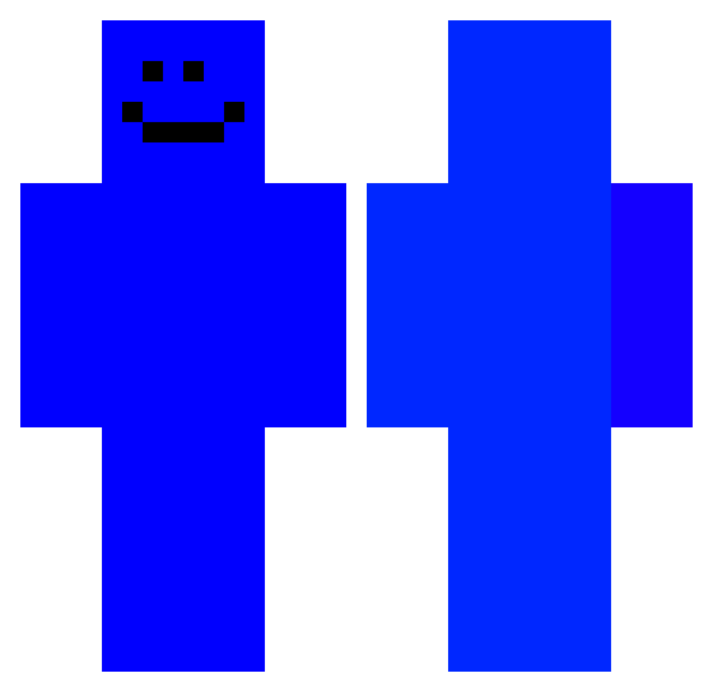 TAILOX_izANEGO Minecraft skin, front and back view