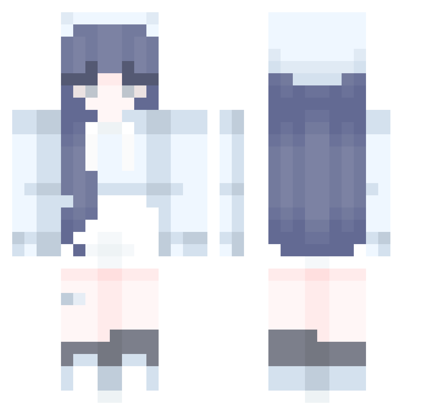 mimik20051 Minecraft skin, front and back view