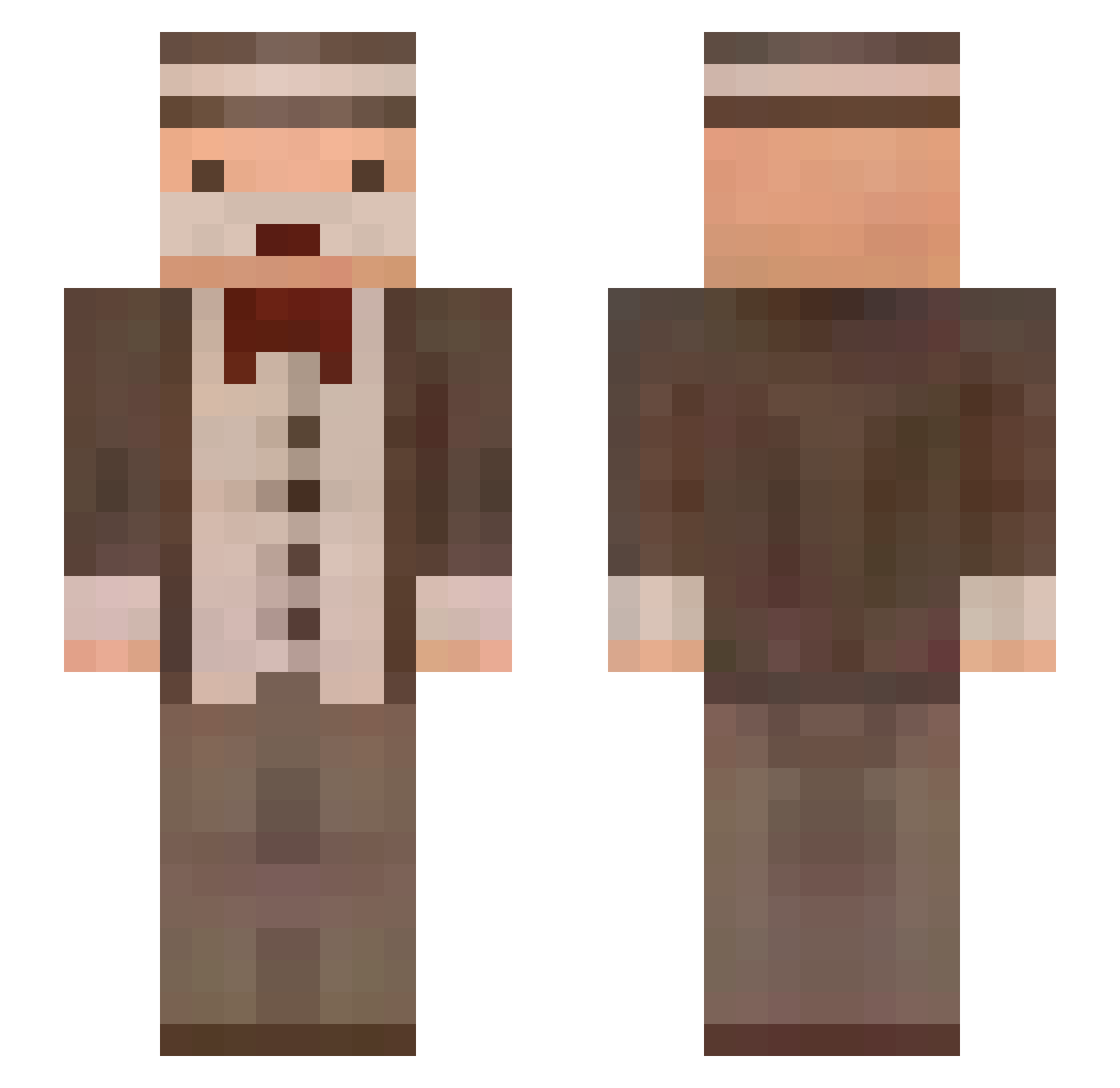 _axk_ Minecraft skin, front and back view
