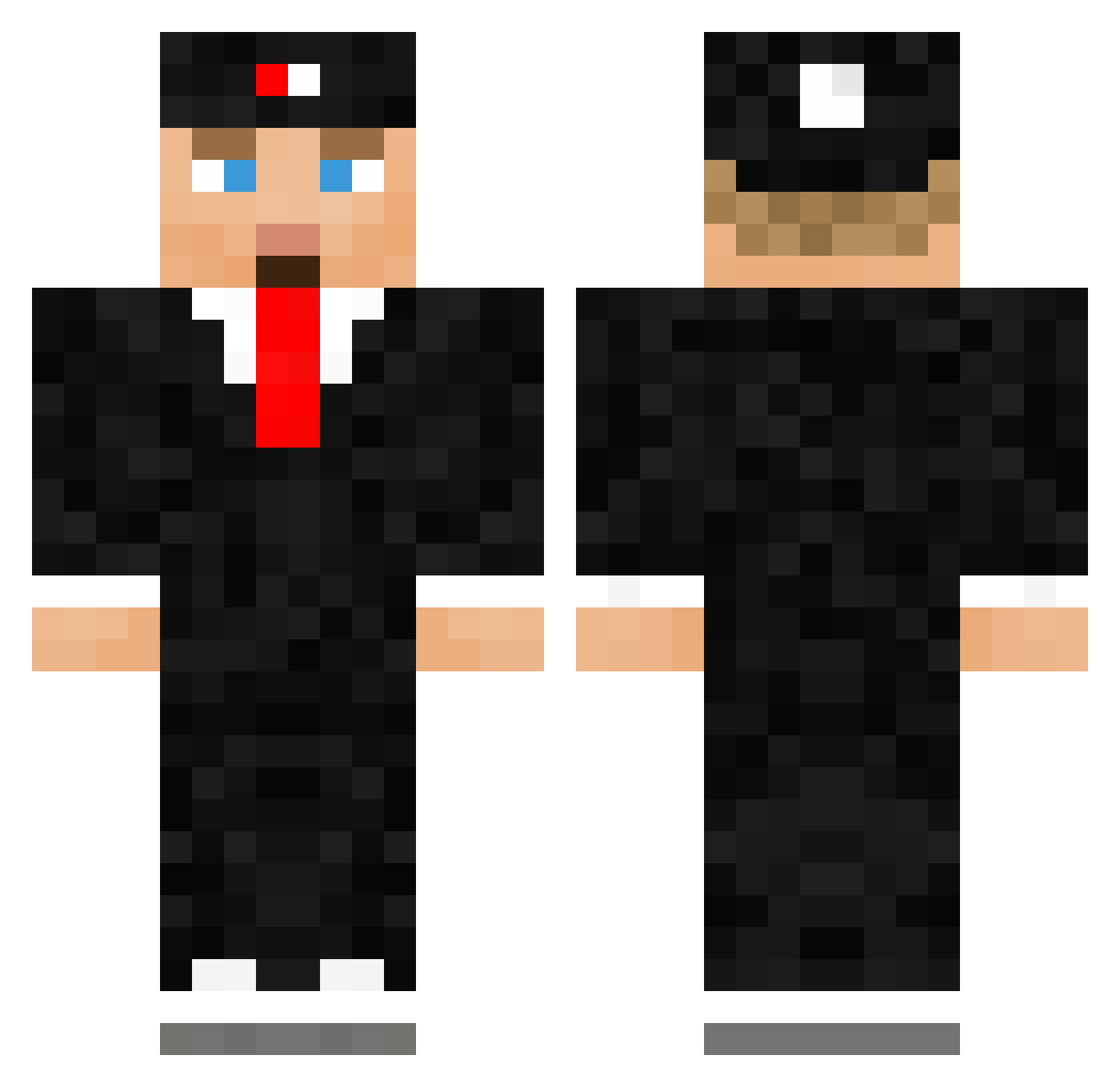 CiscoOwO6003 Minecraft skin, front and back view