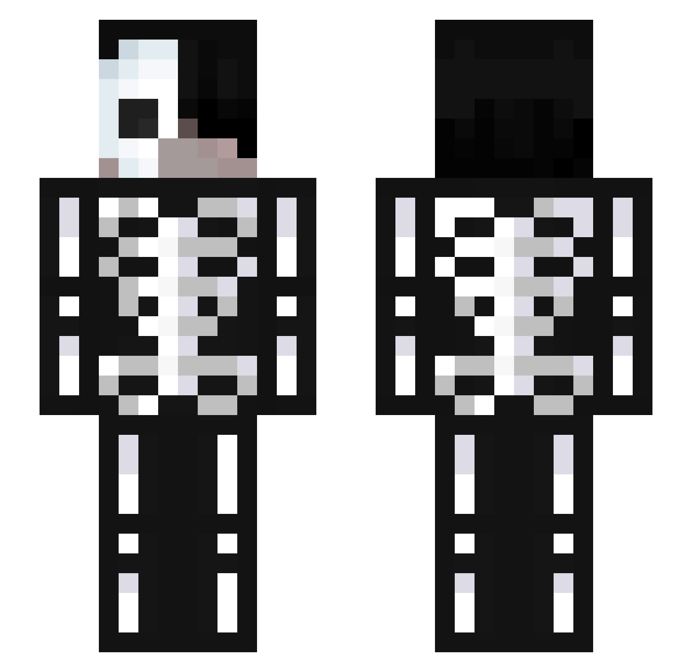 ME_IS_RVV Minecraft skin, front and back view