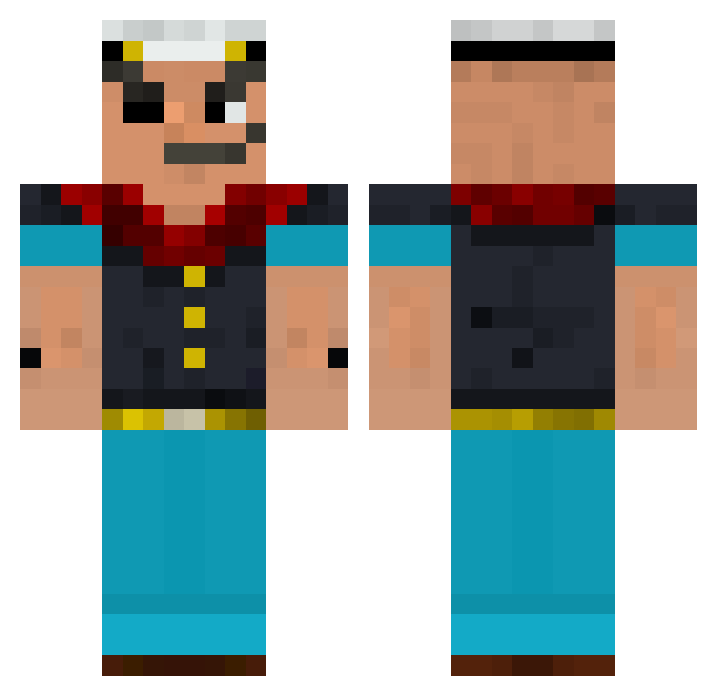 spiergroei - popeye Minecraft skin