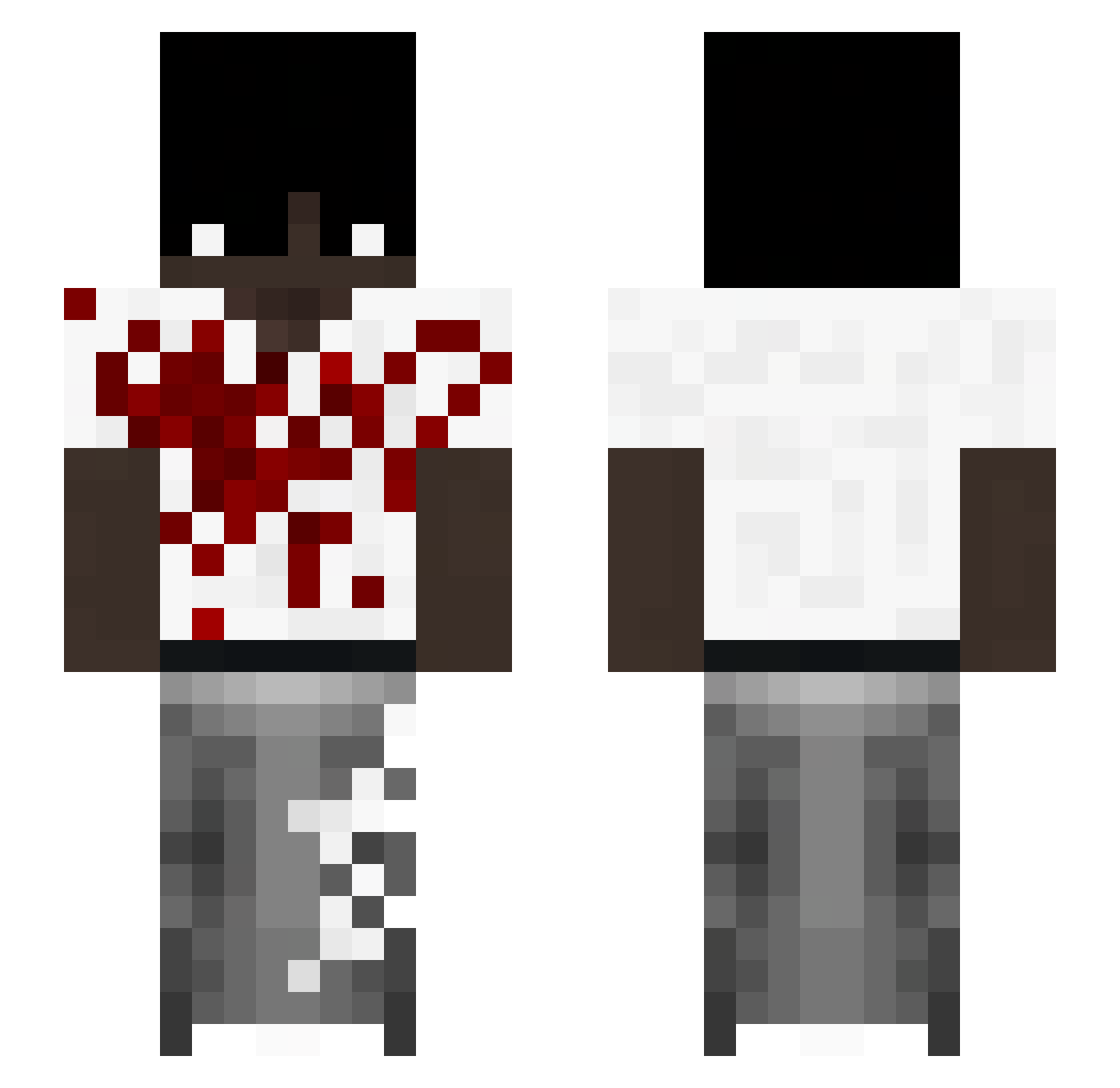 X__SkyDragon__X Minecraft skin, front and back view
