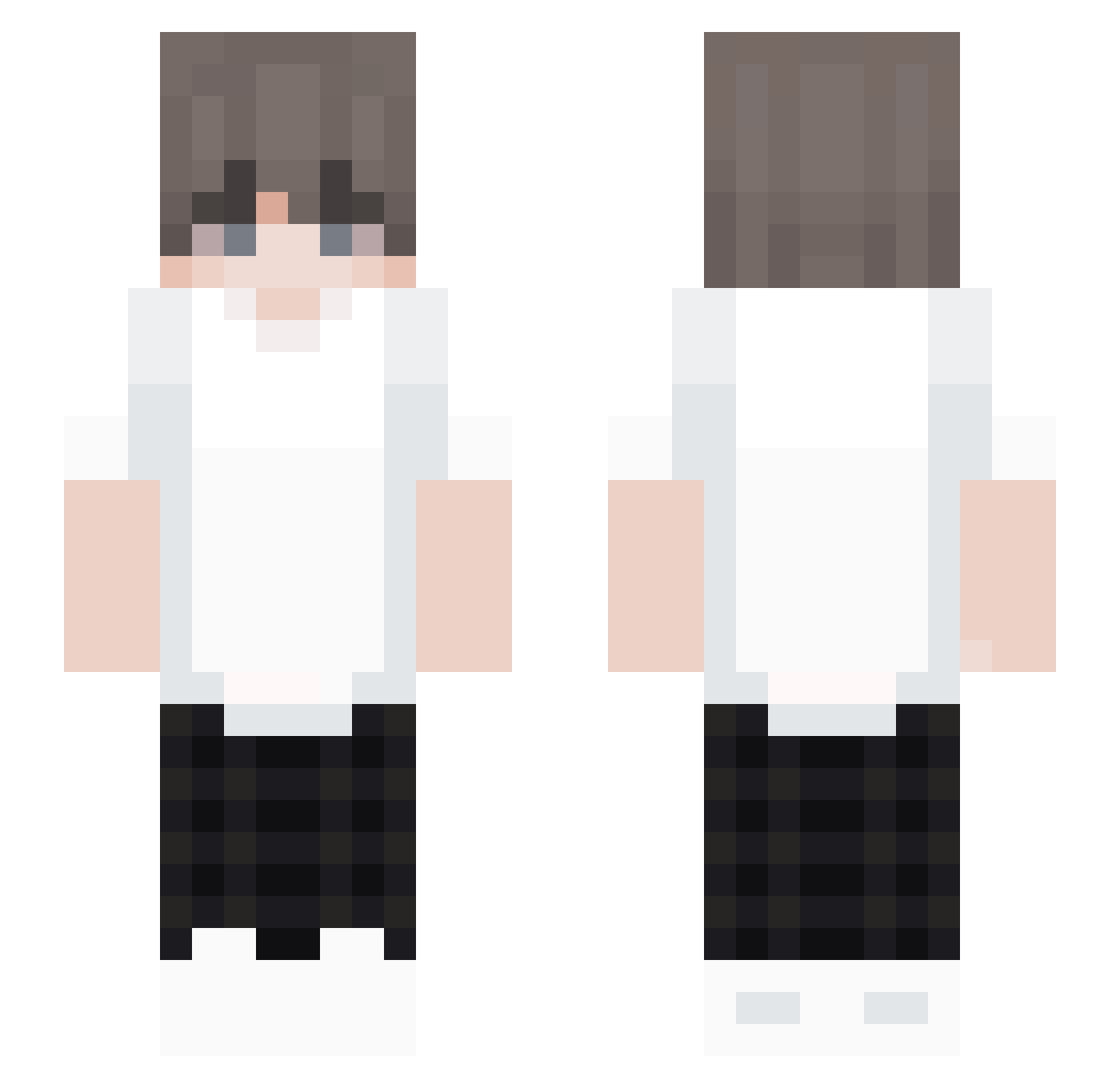 eallo1234 Minecraft skin, front and back view