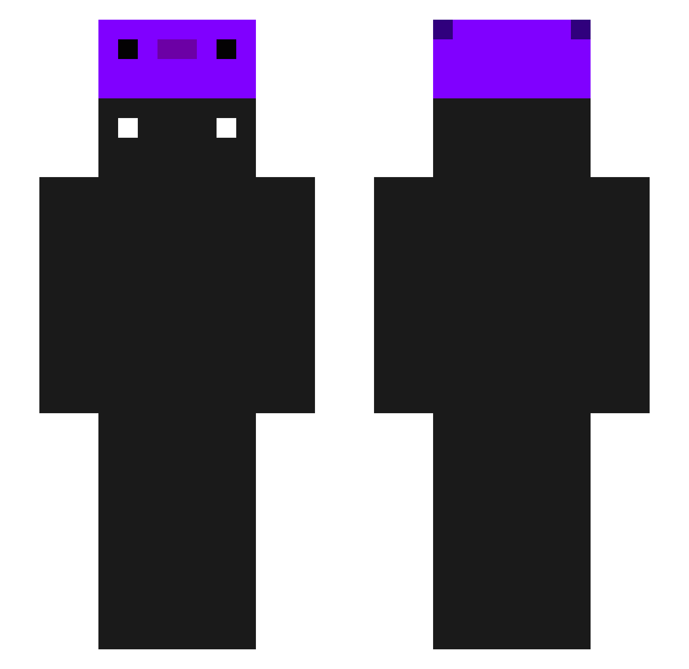 mt05rm Minecraft skin, front and back view