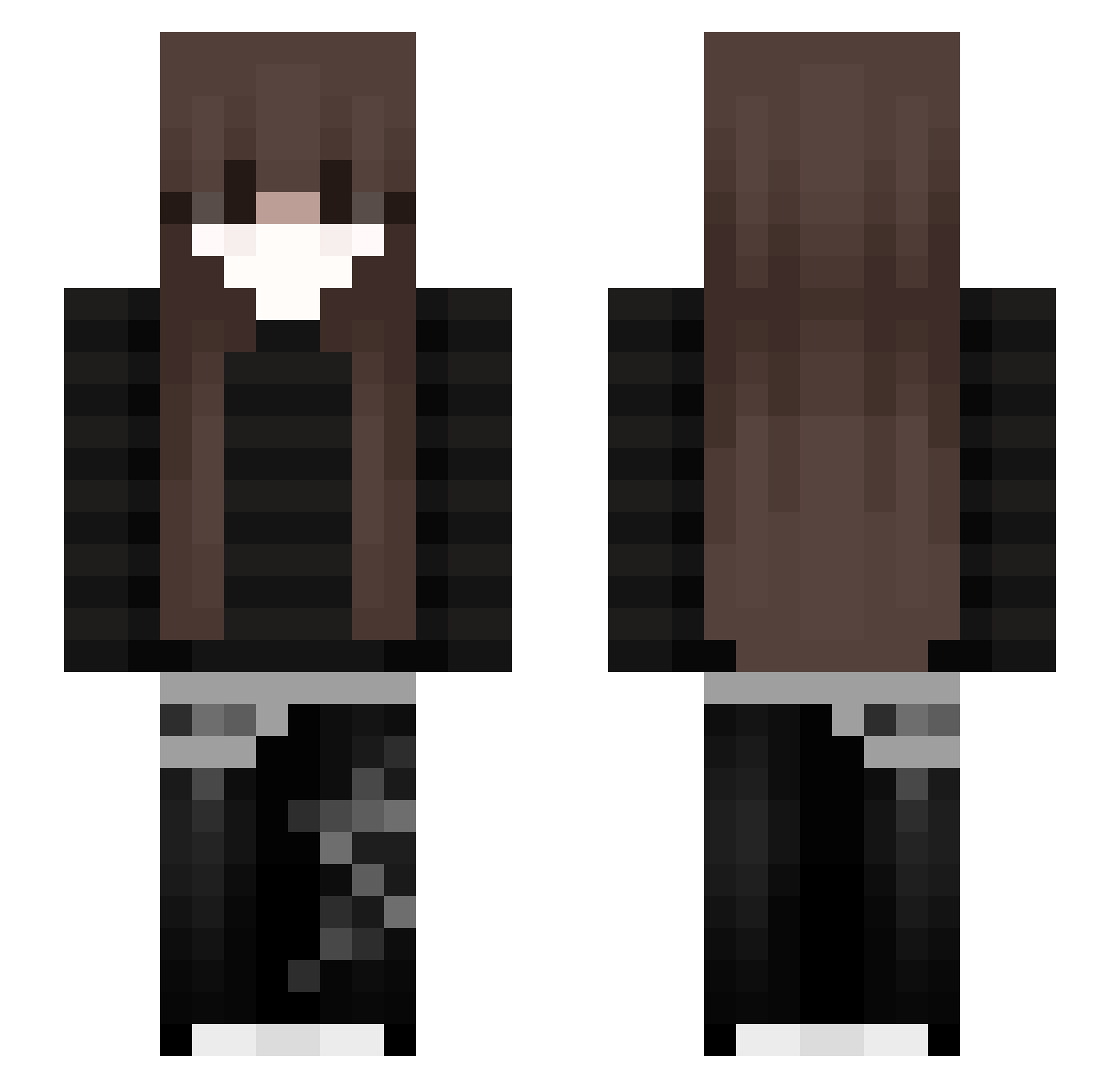 SUNR1D3R_ Minecraft skin, front and back view