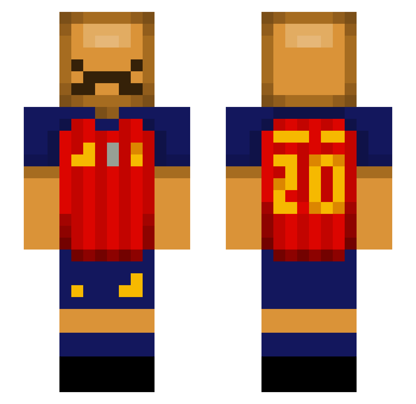 Garmaneyden1 Minecraft skin, front and back view