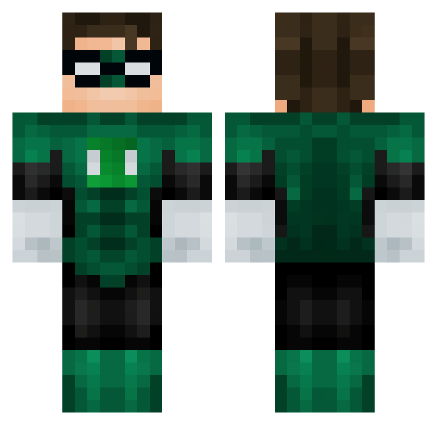 Zlatalan30 Minecraft skin, front and back view