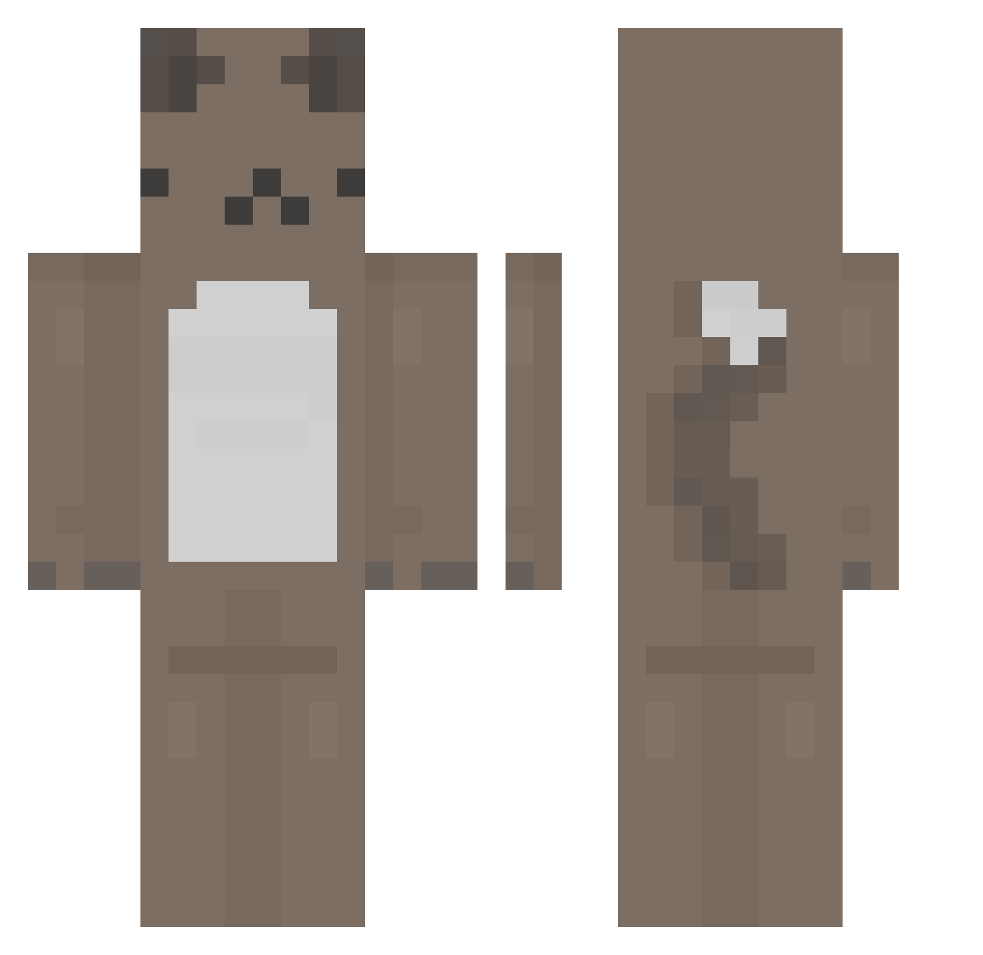 silly_grace Minecraft skin, front and back view