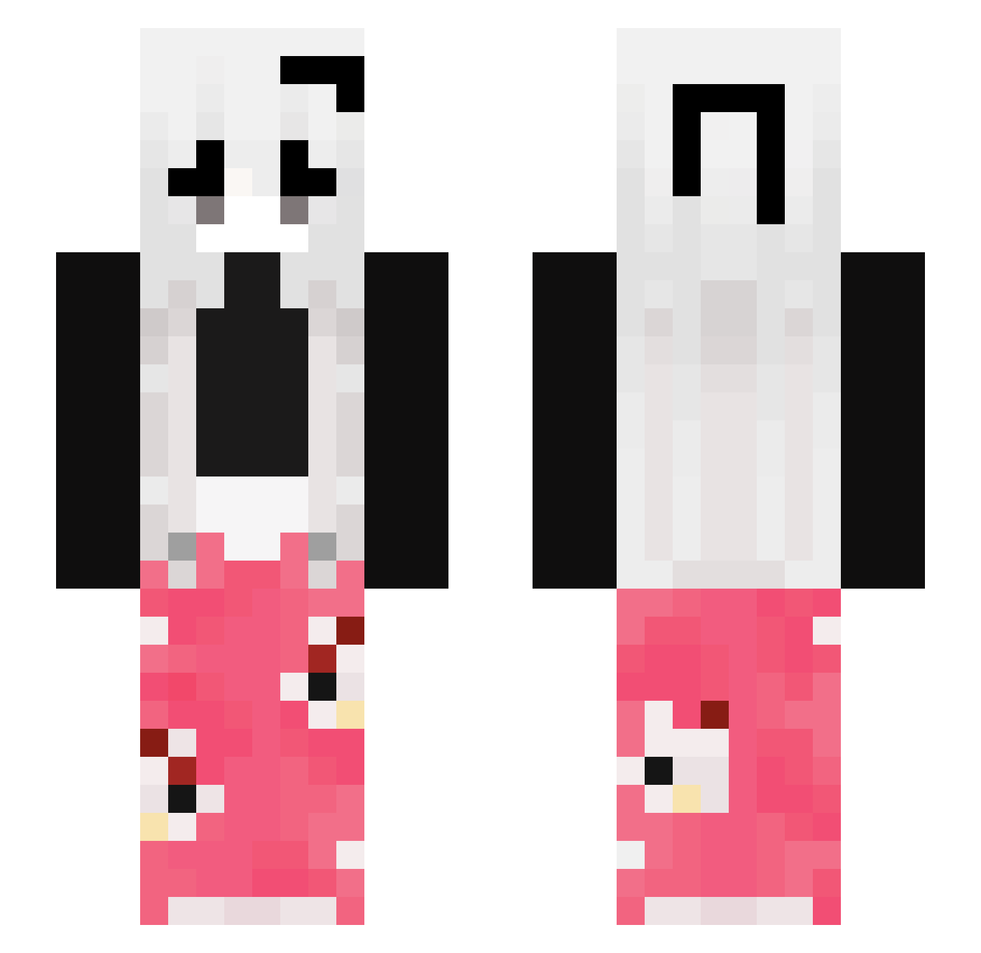 zgine1am Minecraft skin, front and back view