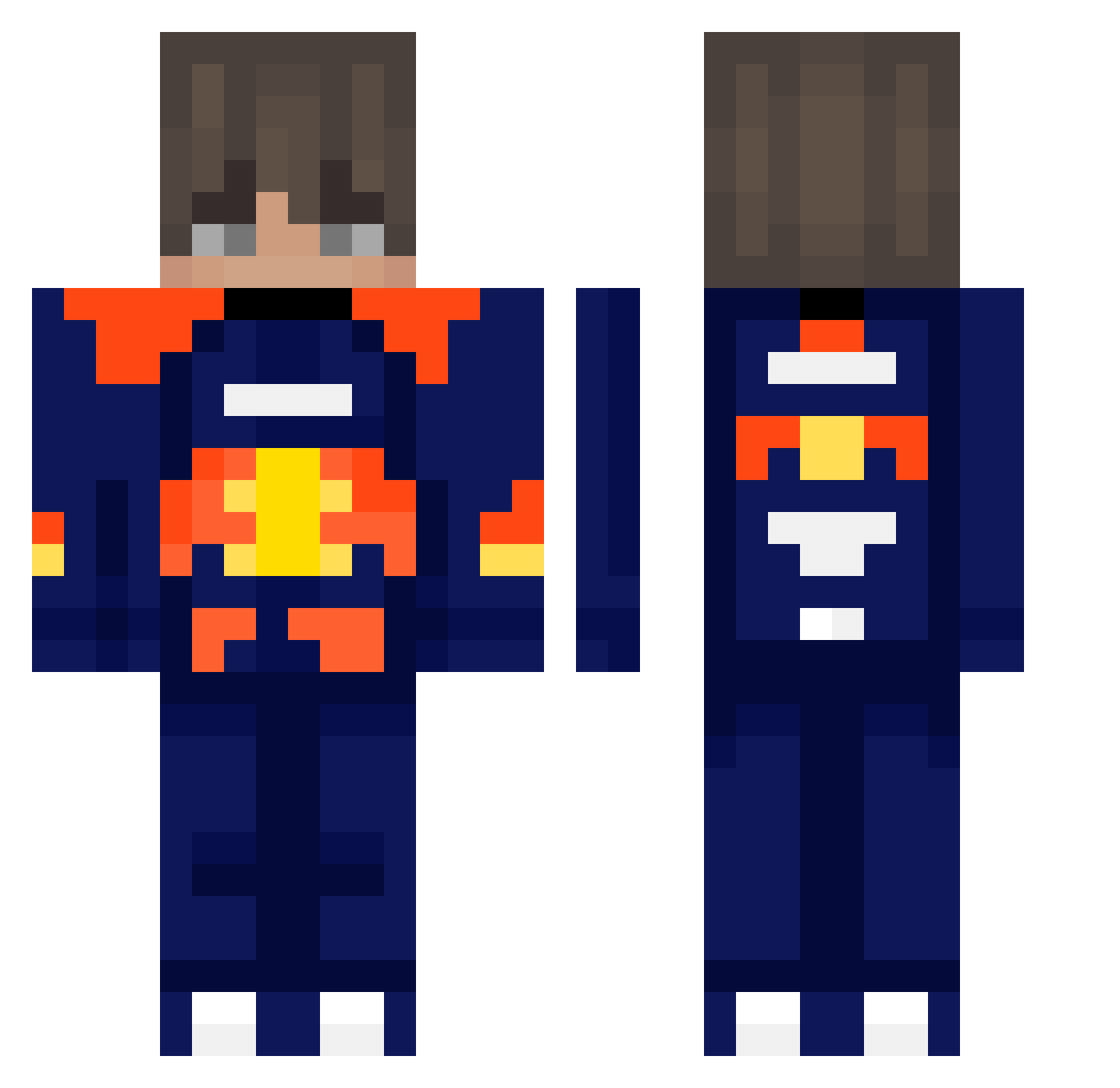 tydus1412 Minecraft skin, front and back view