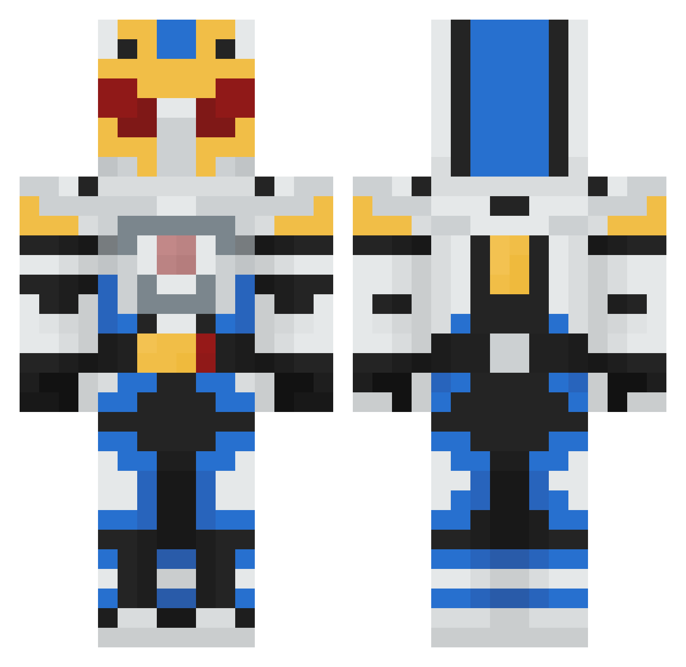 IncognitoMonke Minecraft skin, front and back view