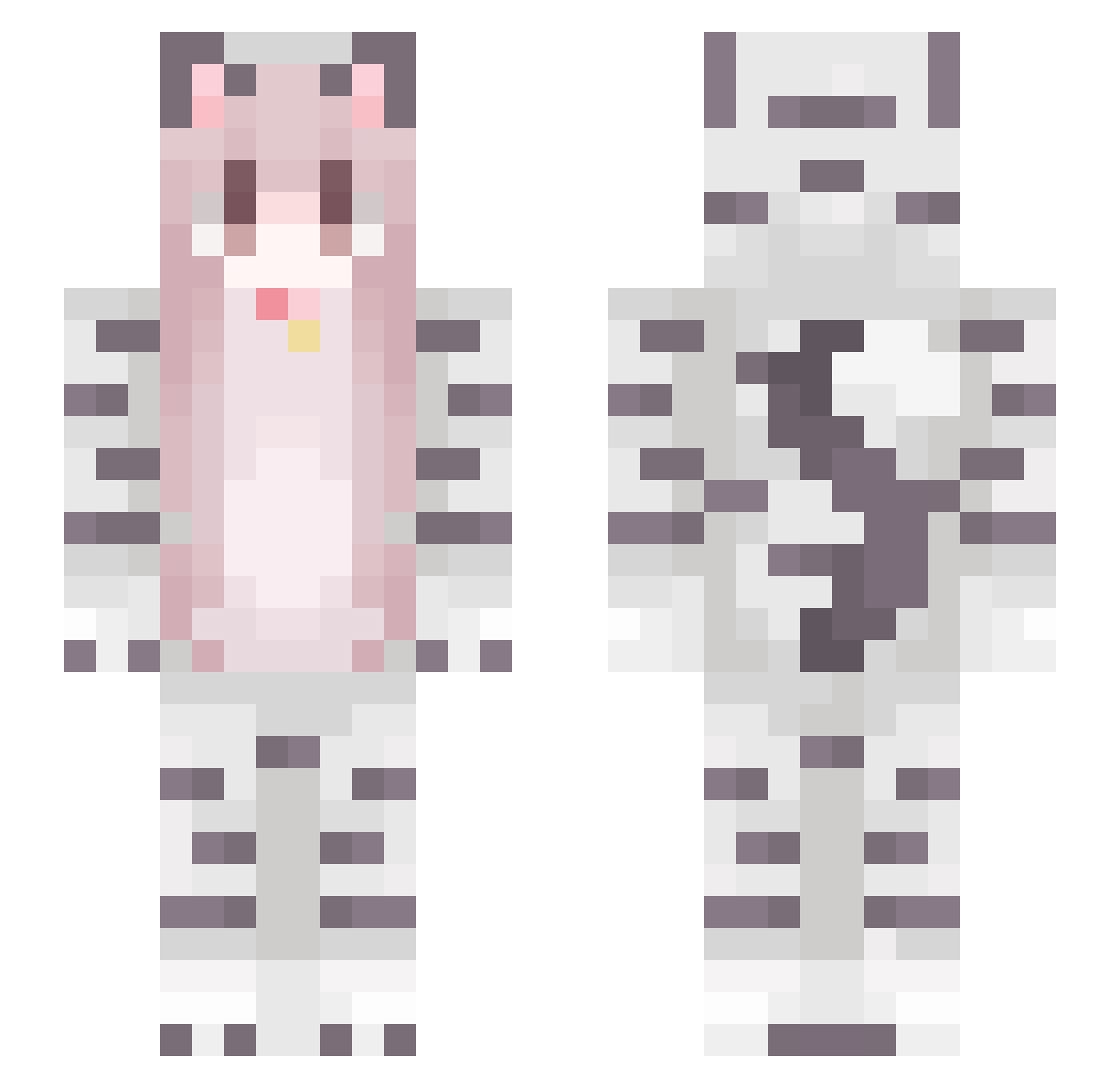JAOLHAM Minecraft skin, front and back view