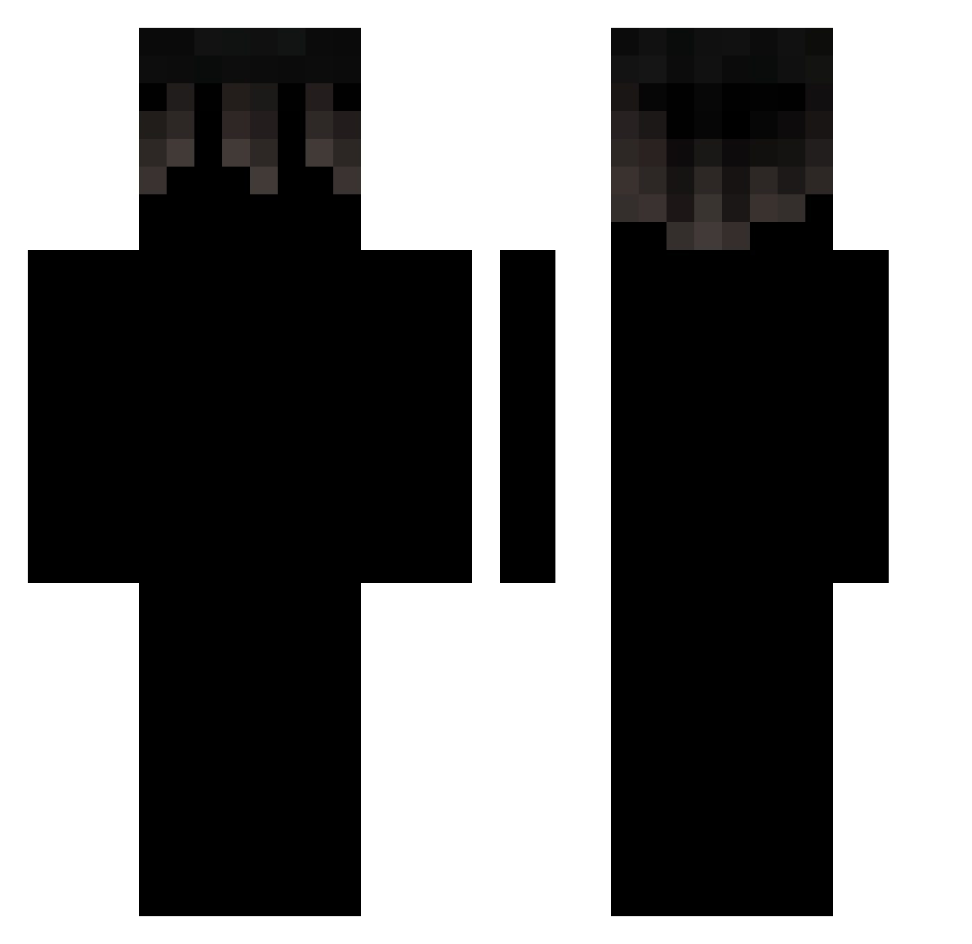 32423018 Minecraft skin, front and back view