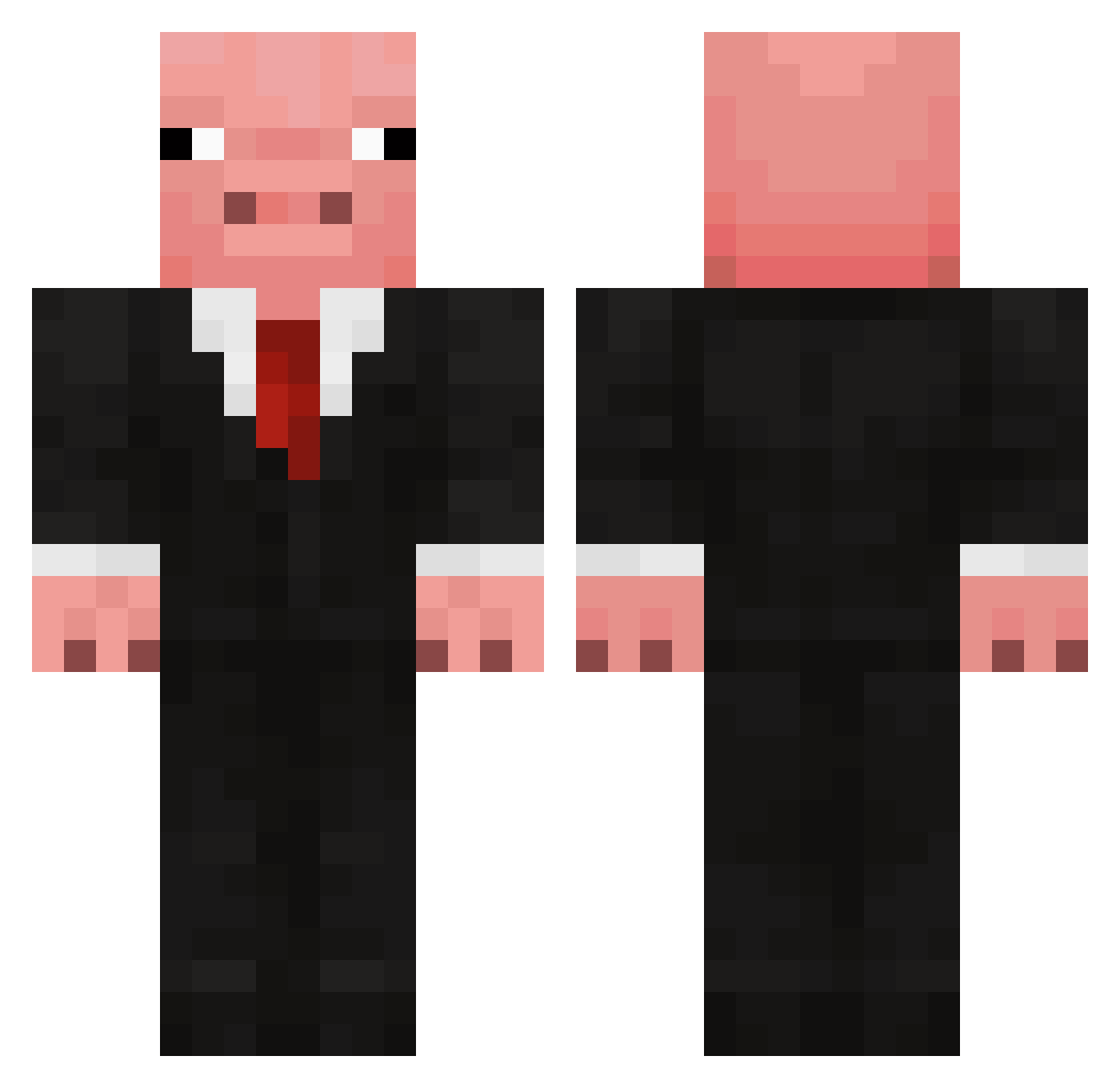 ShreksSeventhToe Minecraft skin, front and back view