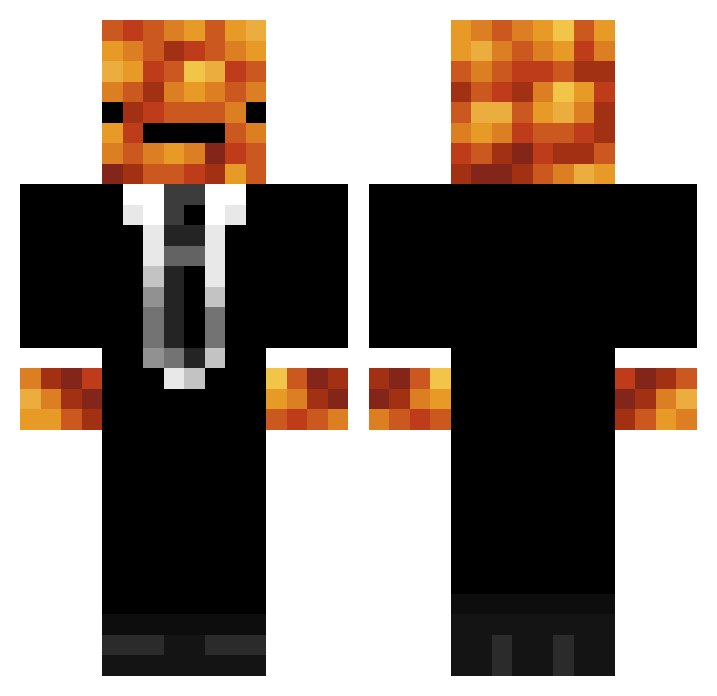 rans13524 Minecraft skin, front and back view