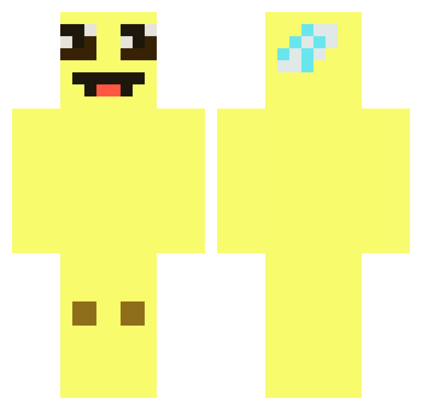 Malboras3kq Minecraft skin, front and back view