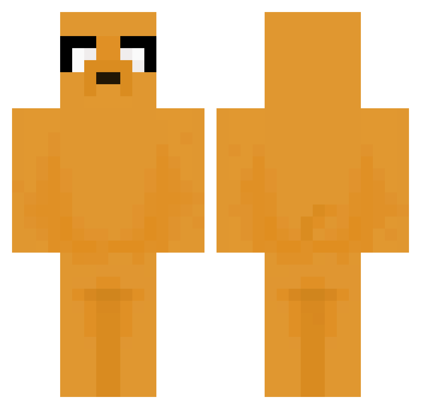 basd98 Minecraft skin, front and back view