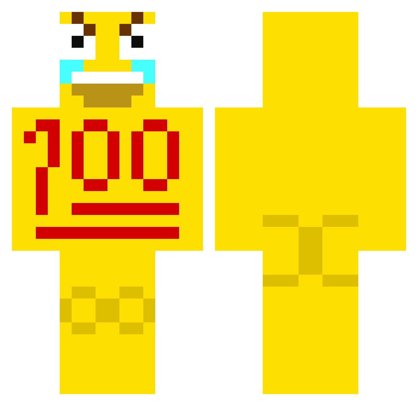 zacktm8 Minecraft skin, front and back view