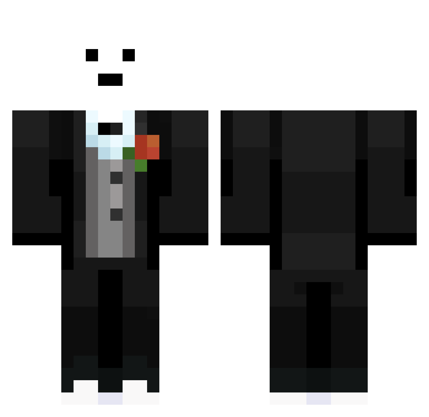 Trey_Cz Minecraft skin, front and back view