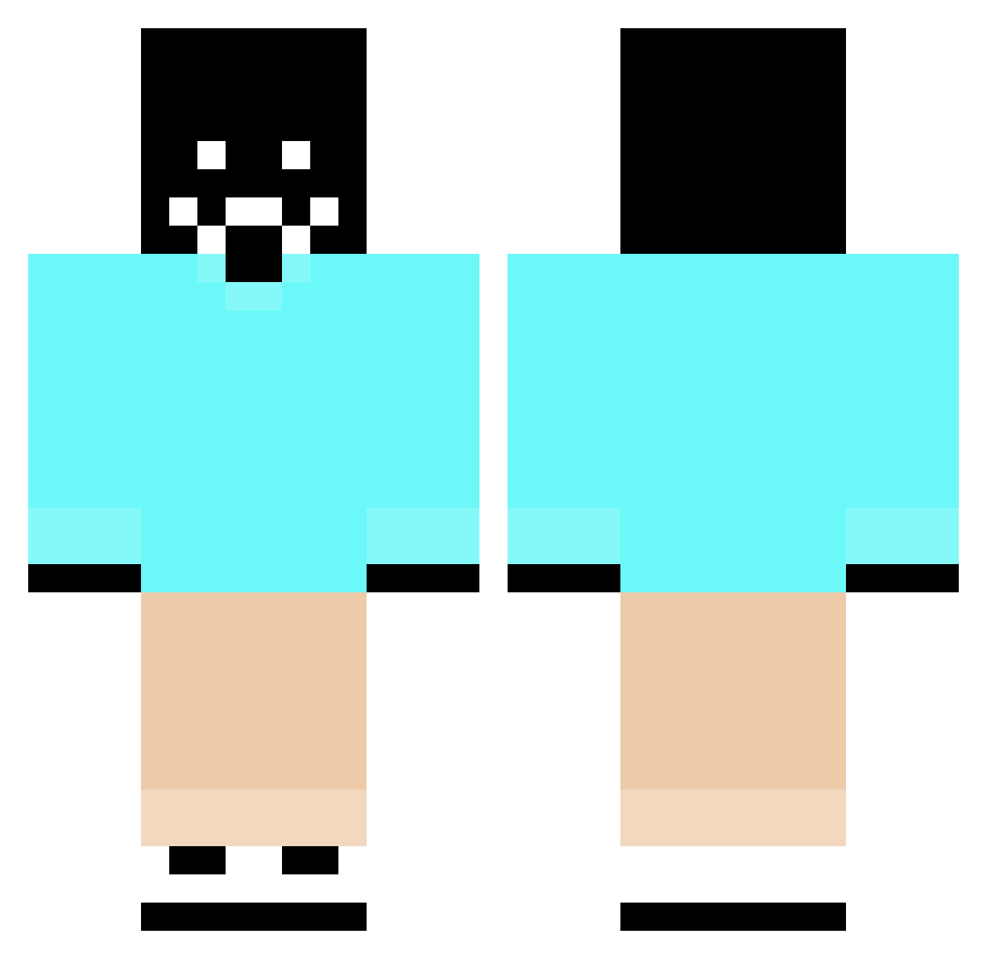 cristiann010 Minecraft skin, front and back view