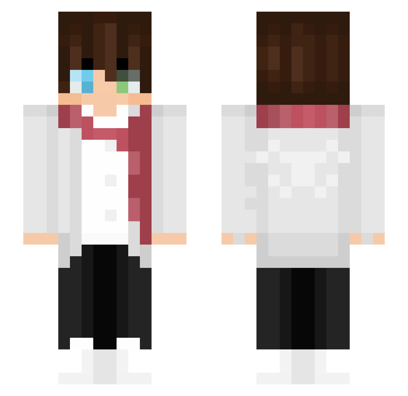 _TRIXFINITY_ Minecraft skin, front and back view