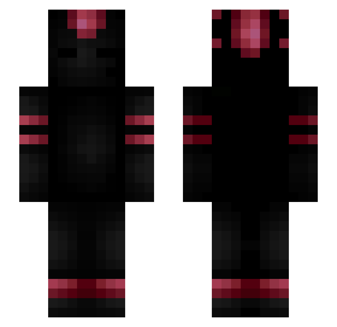 godlycheater Minecraft skin, front and back view