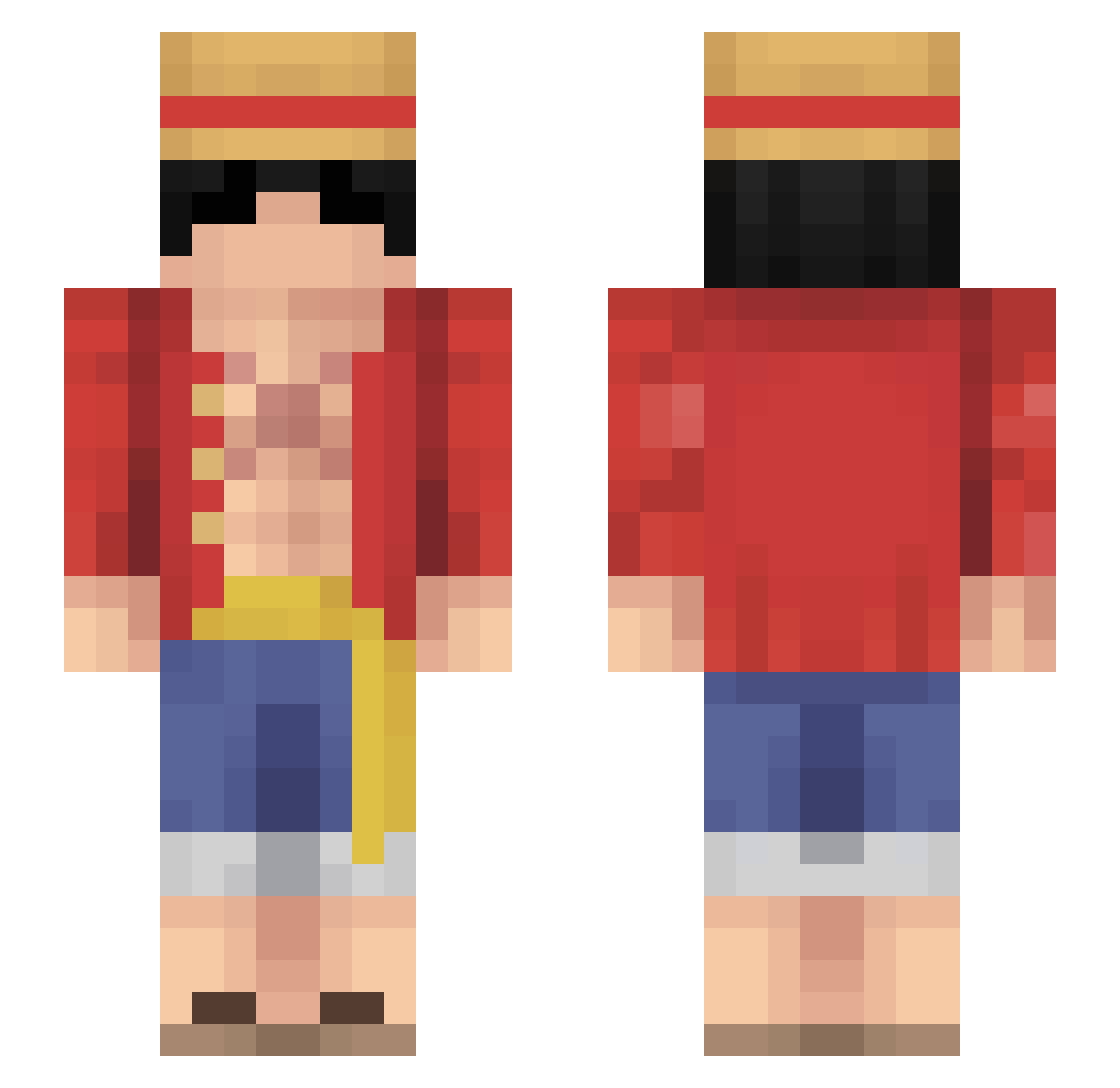 keline_classic47 Minecraft skin, front and back view