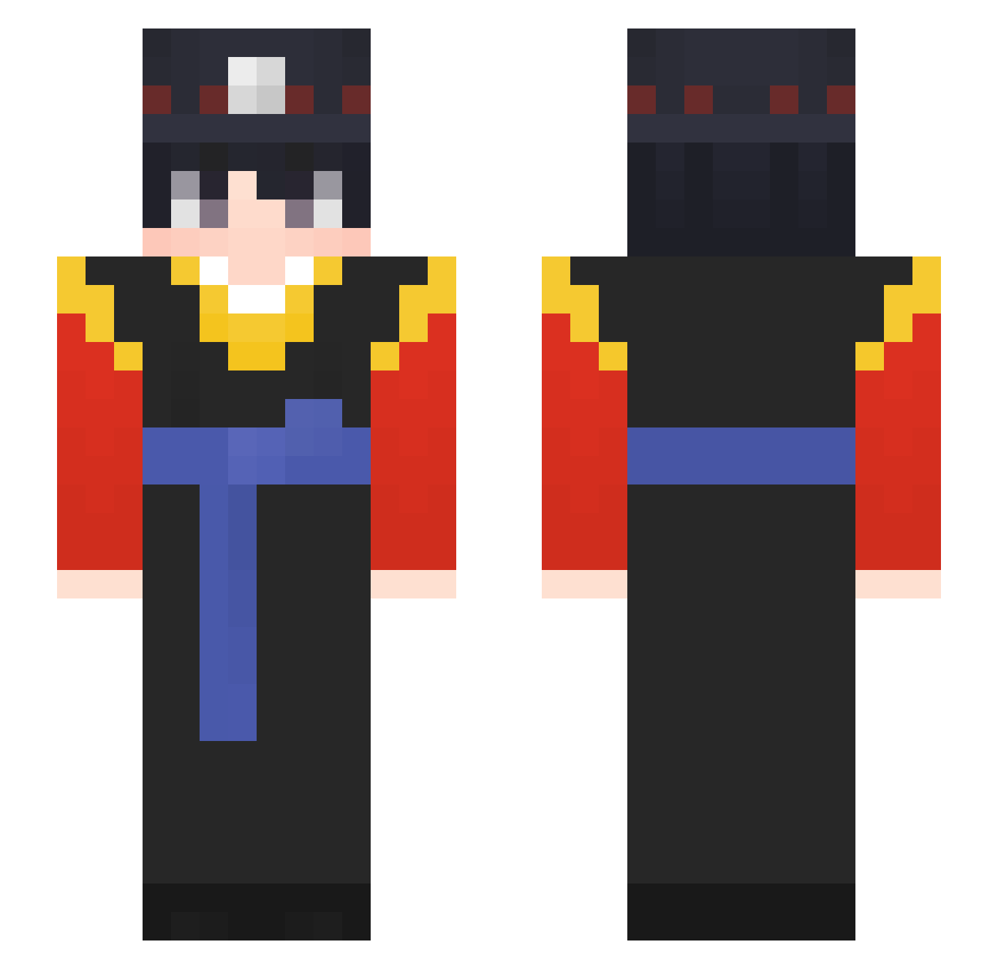 _Noni__ Minecraft skin, front and back view