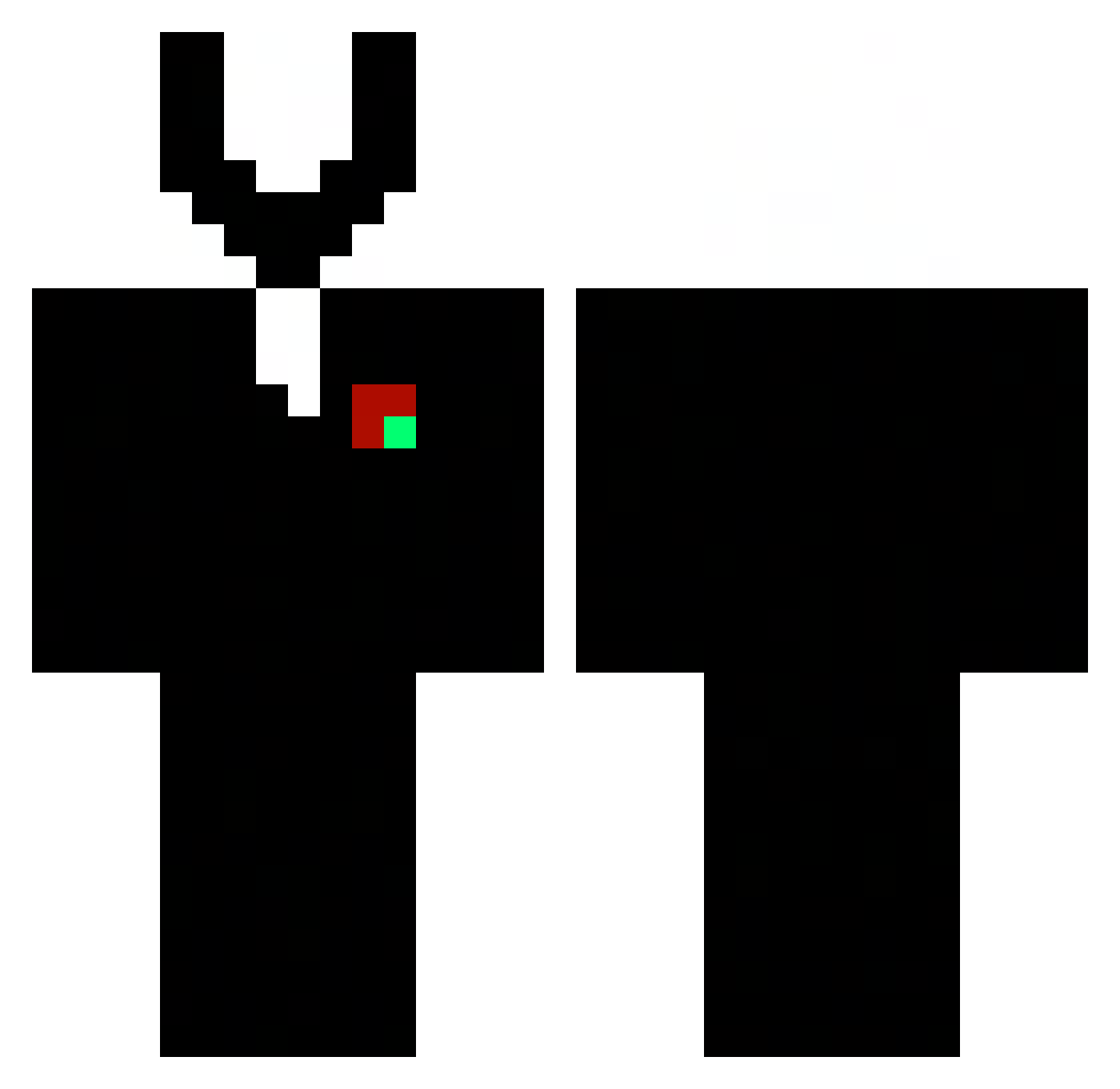 Magucci56 Minecraft skin, front and back view