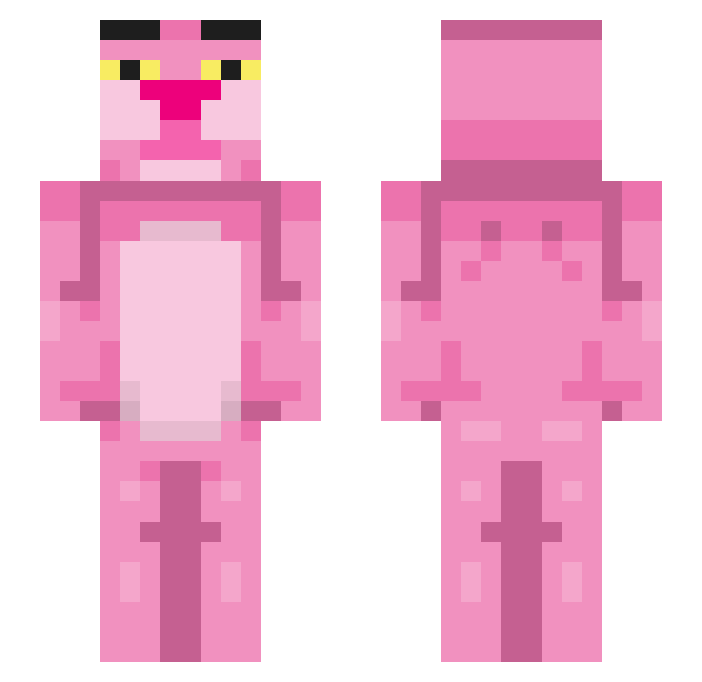 Friendzoneado_ Minecraft skin, front and back view