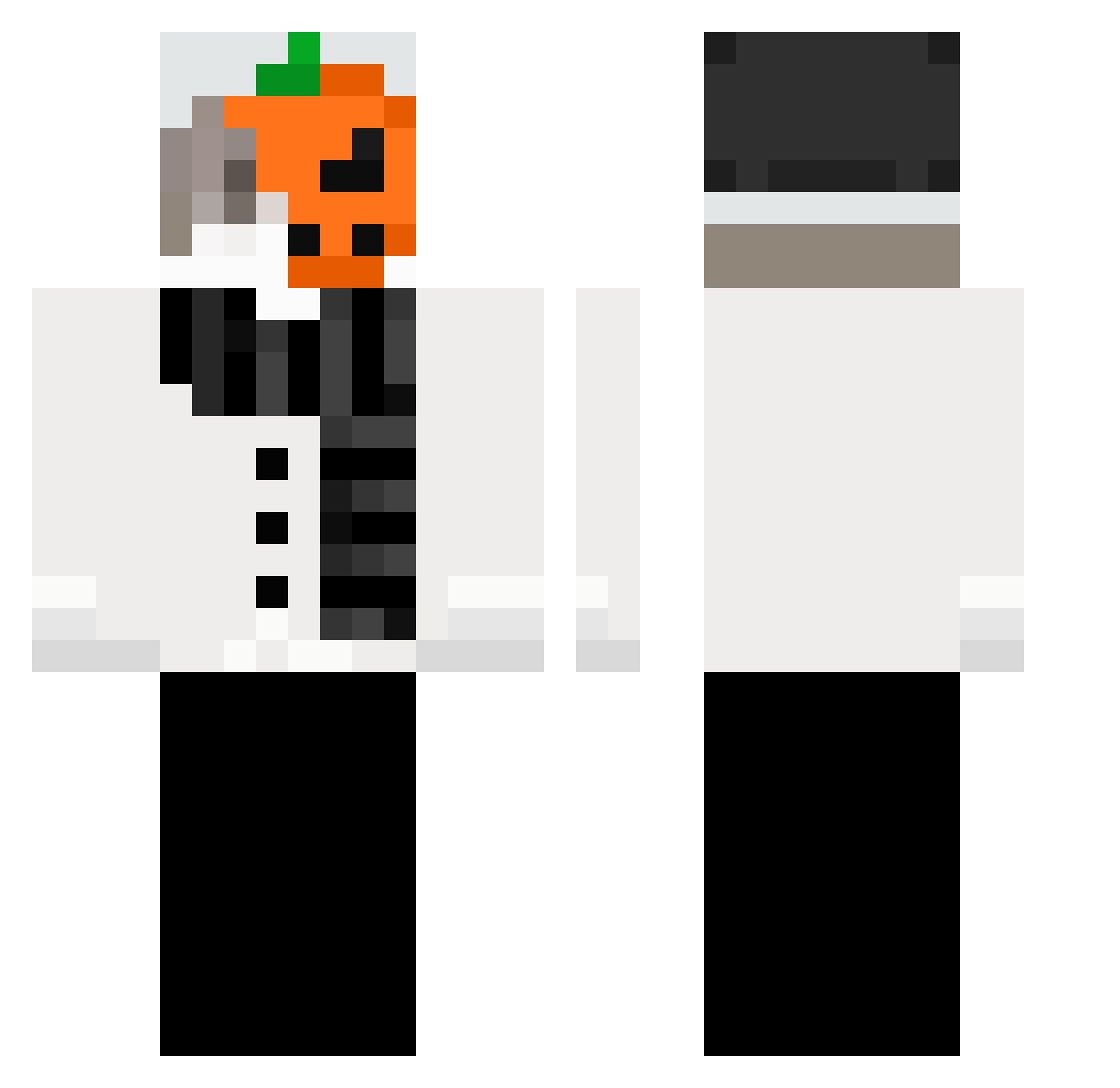 AppleGuy_0 Minecraft skin, front and back view