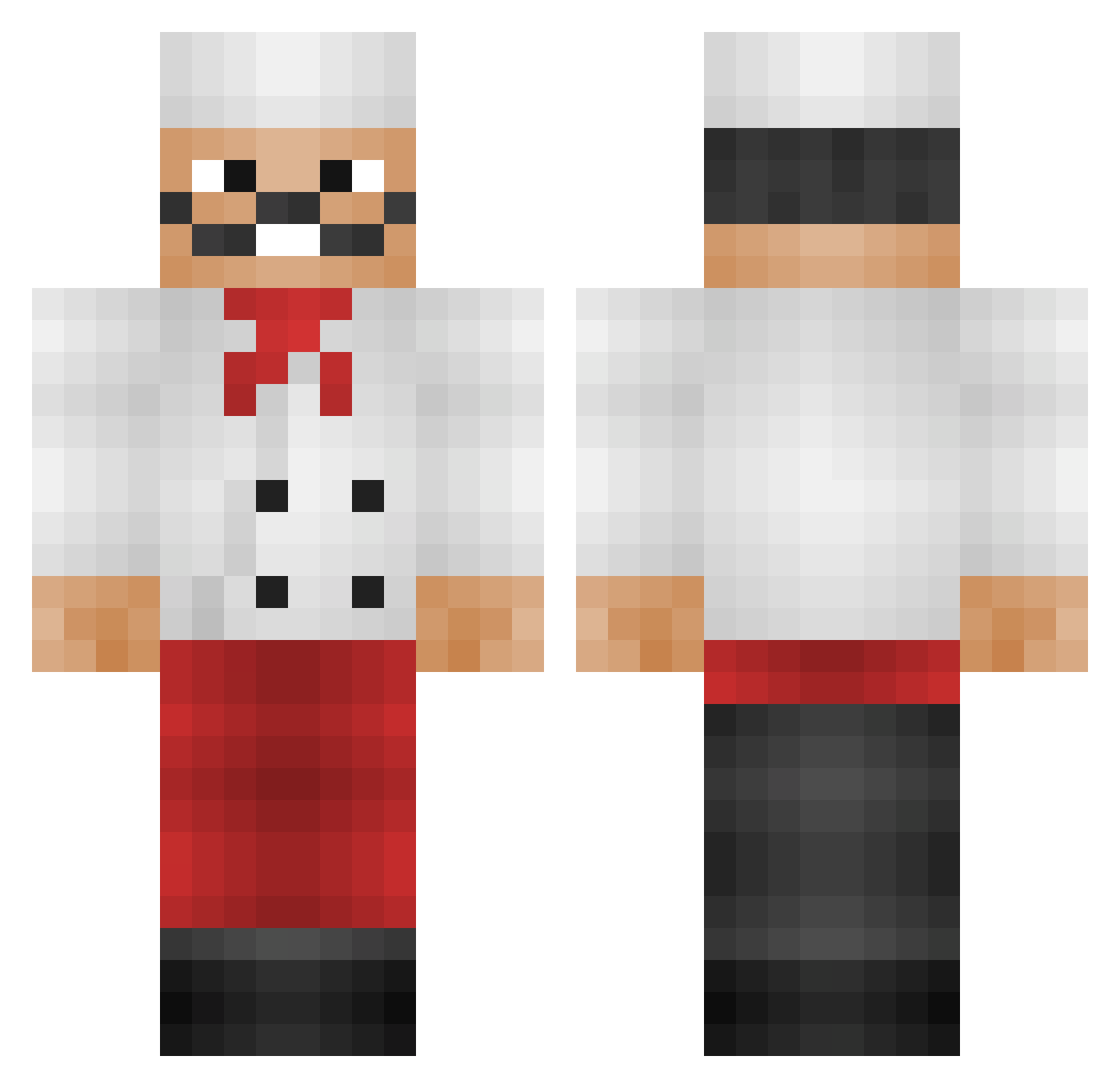 Angusto_daddy Minecraft skin, front and back view