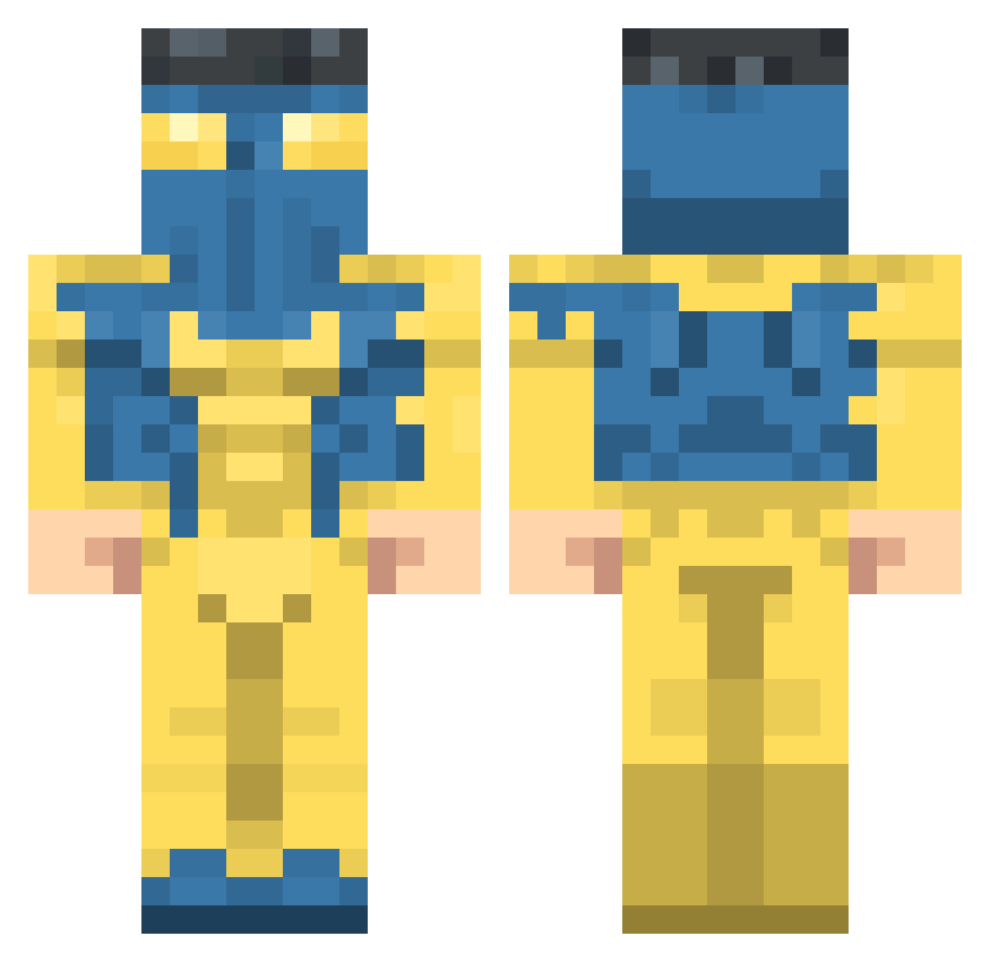 Bartekbb8Groot Minecraft skin, front and back view