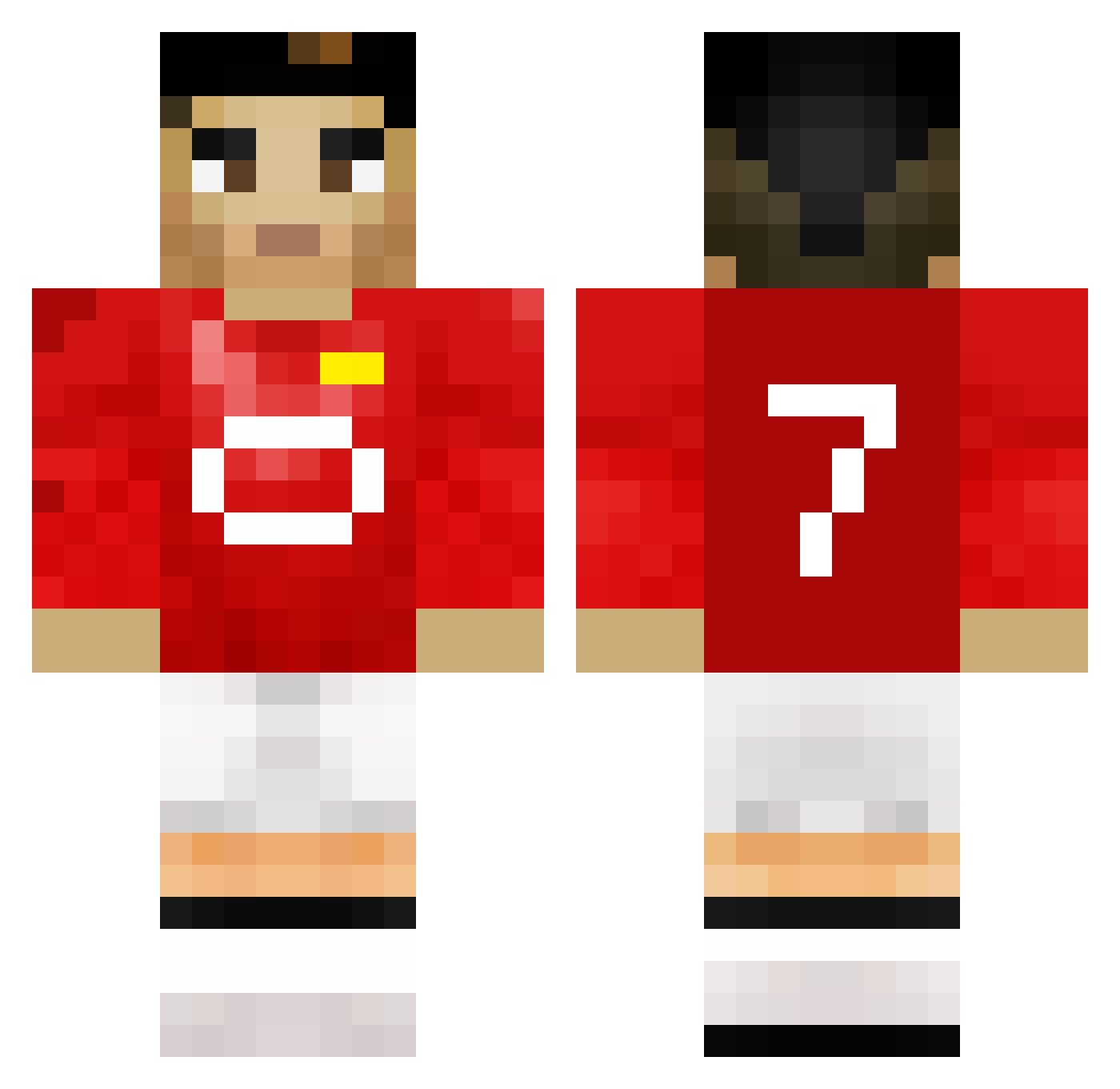 DaltonlarHeryerd Minecraft skin, front and back view