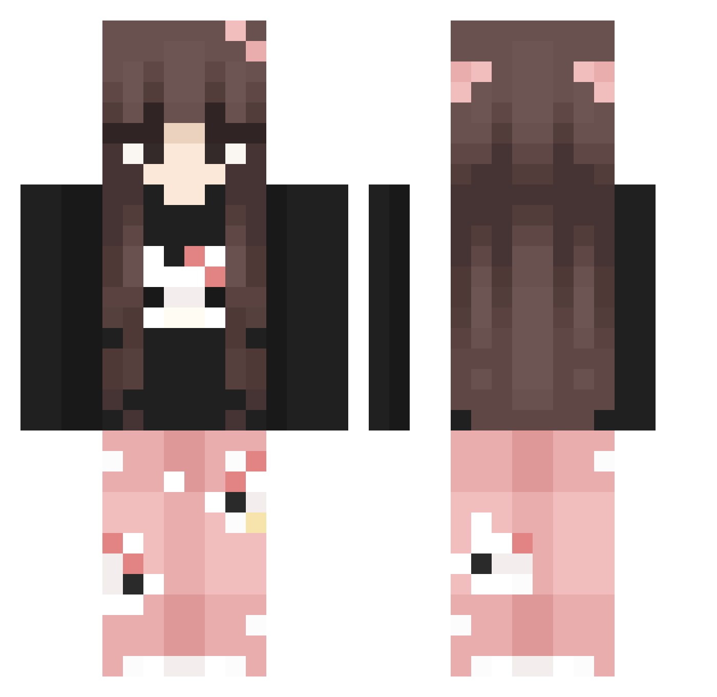 YourLocalSifu_ Minecraft skin, front and back view