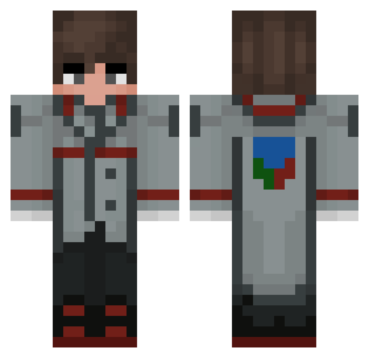 Philly_Willy Minecraft skin, front and back view