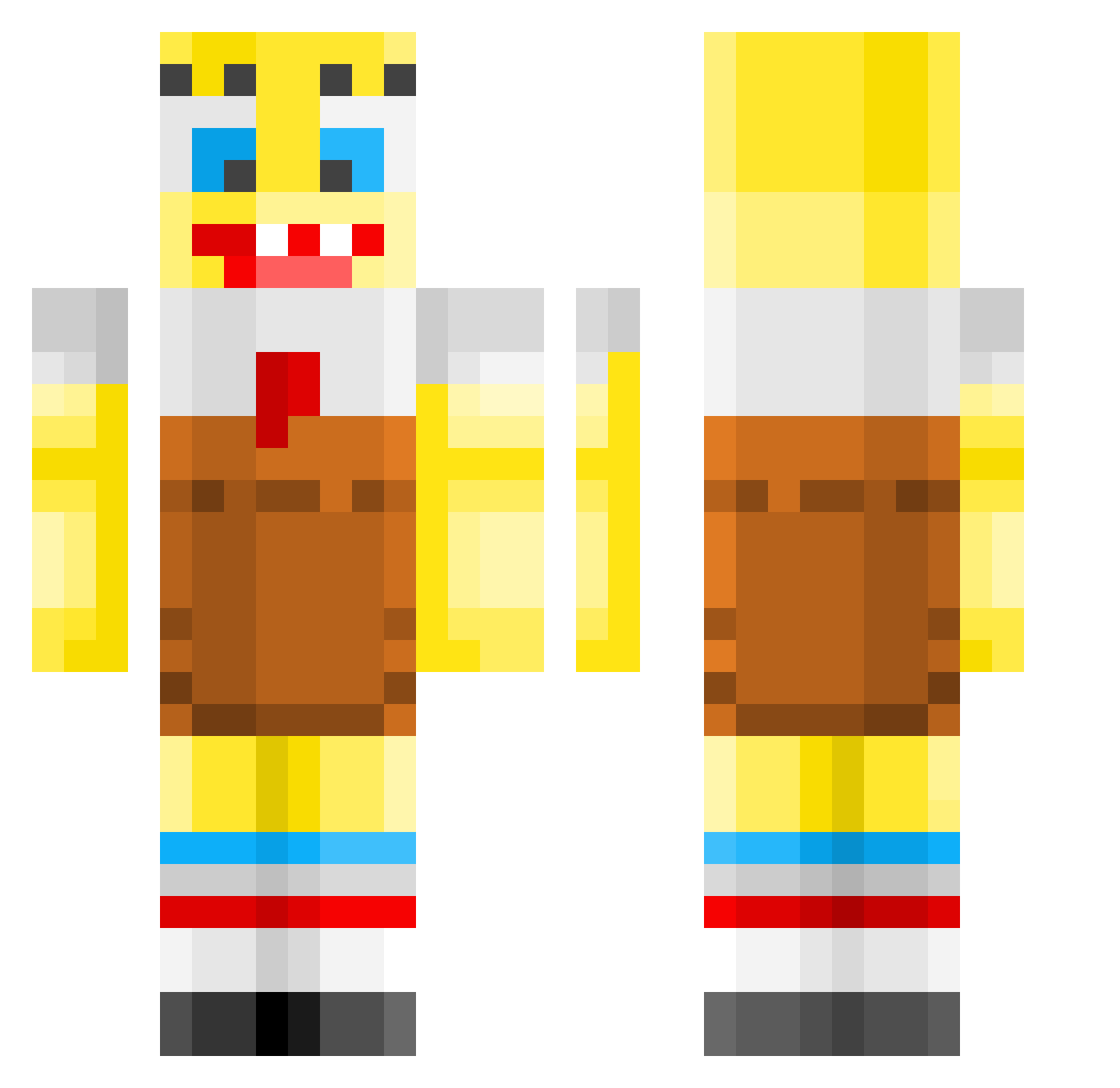 IgrzyskaSagiego Minecraft skin, front and back view