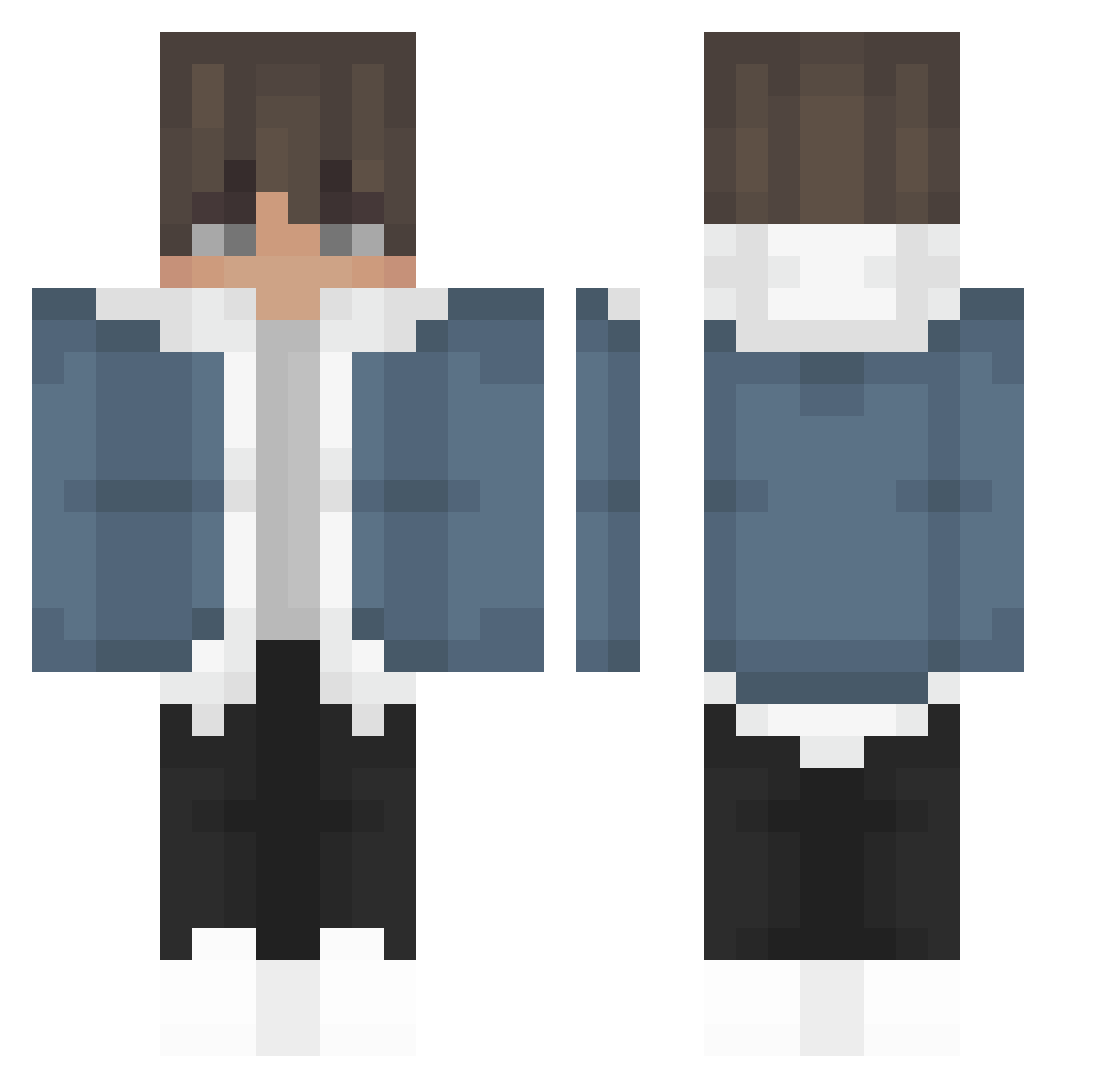 _Gabryy21_ Minecraft skin, front and back view