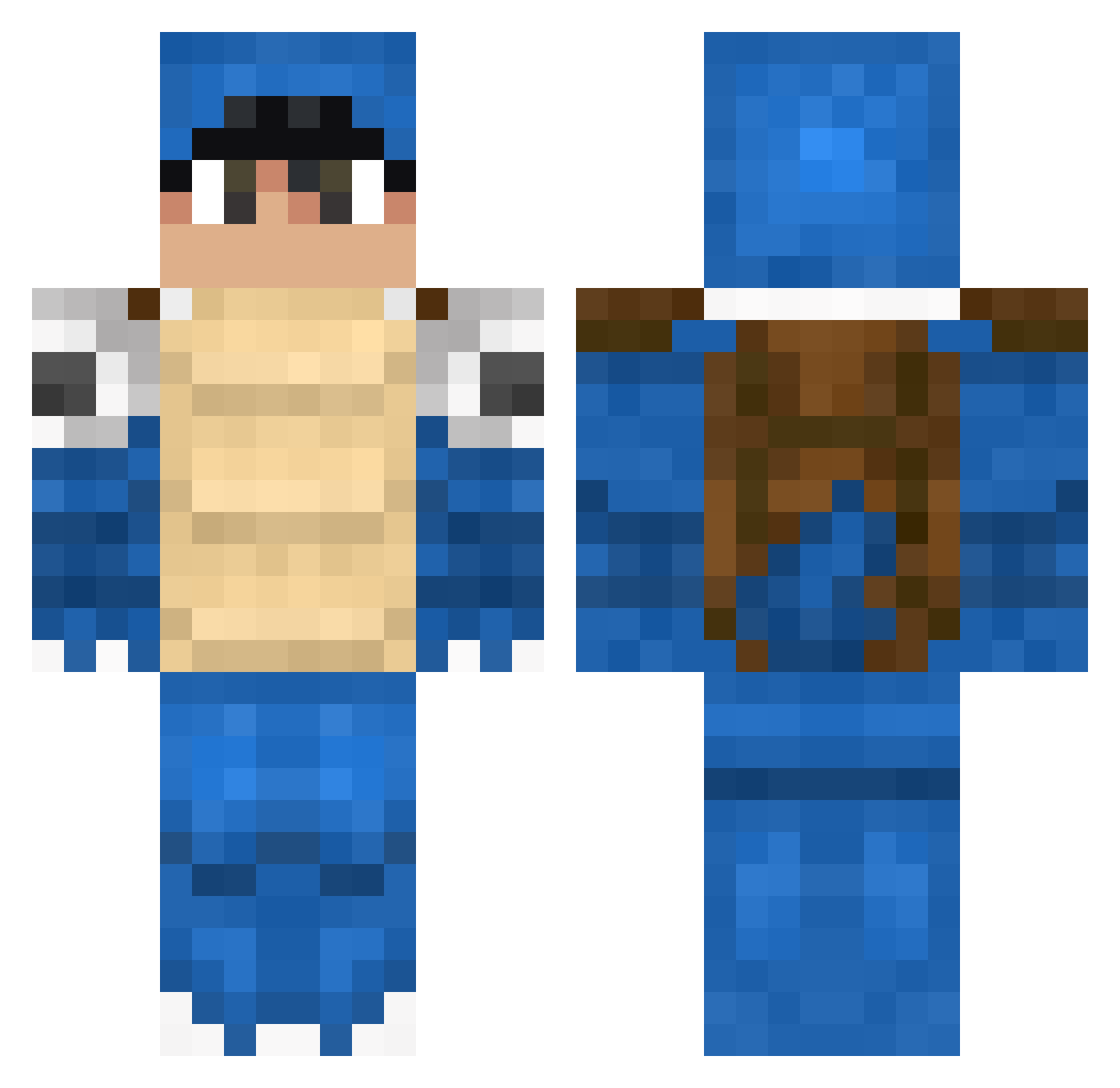 chrxis51 Minecraft skin, front and back view