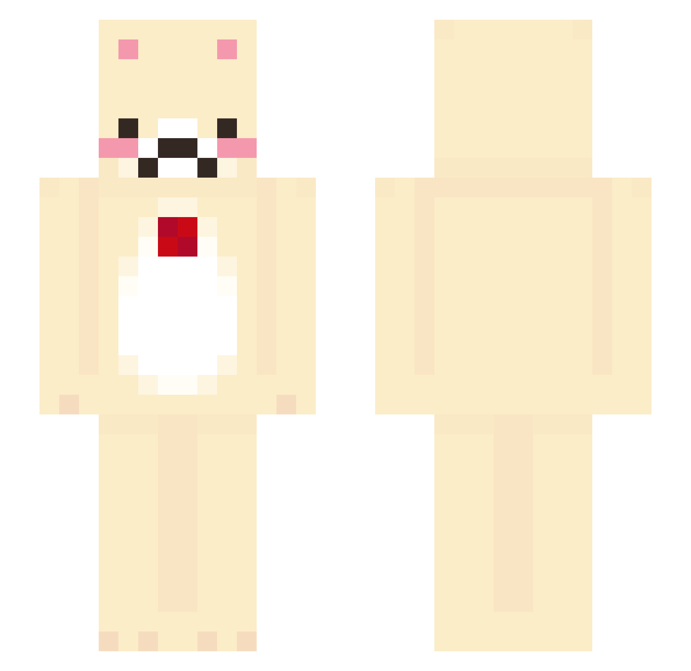 svvereign Minecraft skin, front and back view