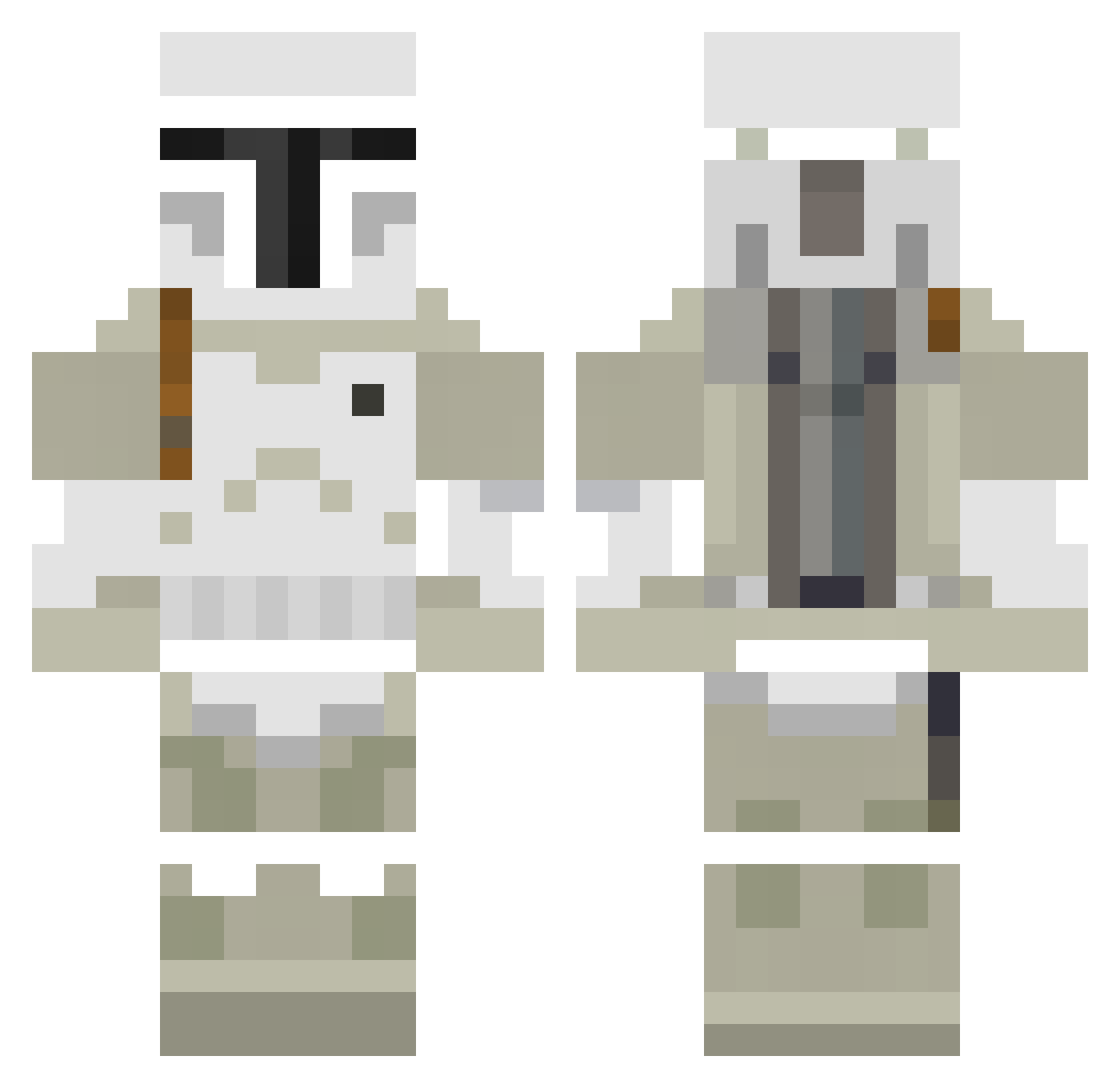 Real_Yodi_Bih Minecraft skin, front and back view